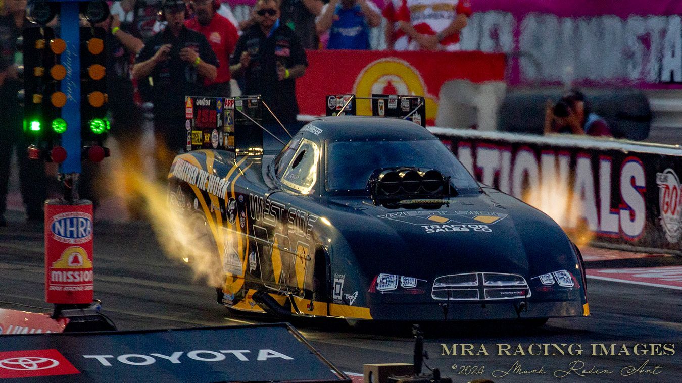 Photographing drag racing at the U.S. Nationals at Indianapolis Raceway Park