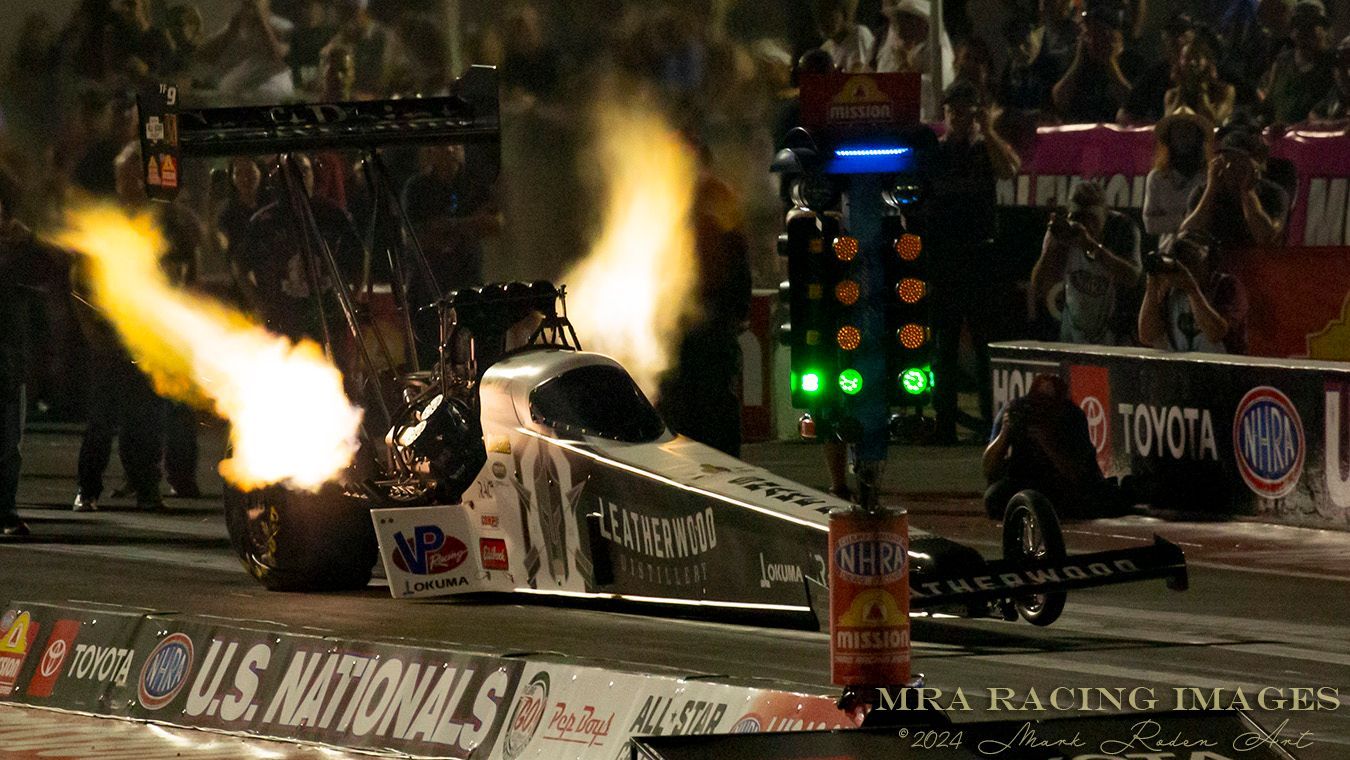 Photographing drag racing at the U.S. Nationals at Indianapolis Raceway Park