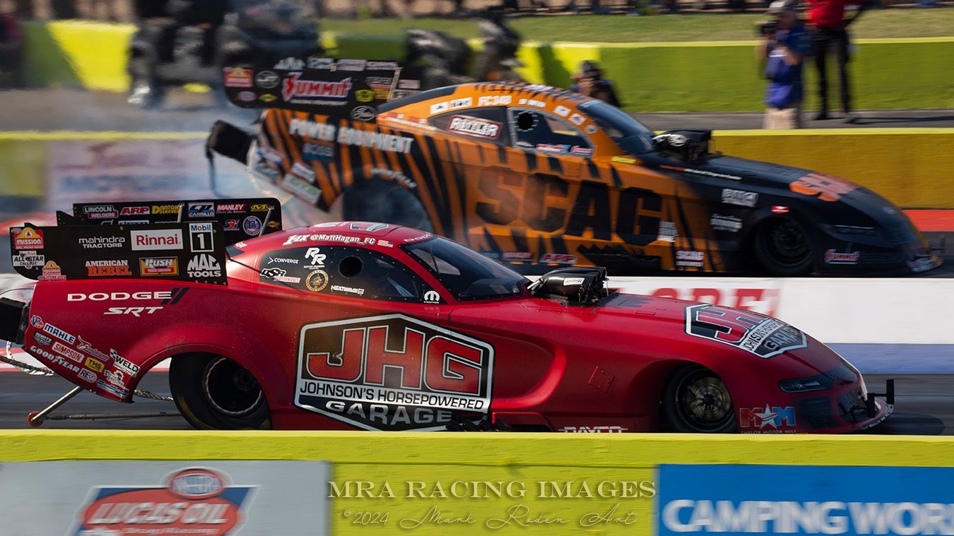 Top Fuel Funny Car drag racing at the Texas Motorplex