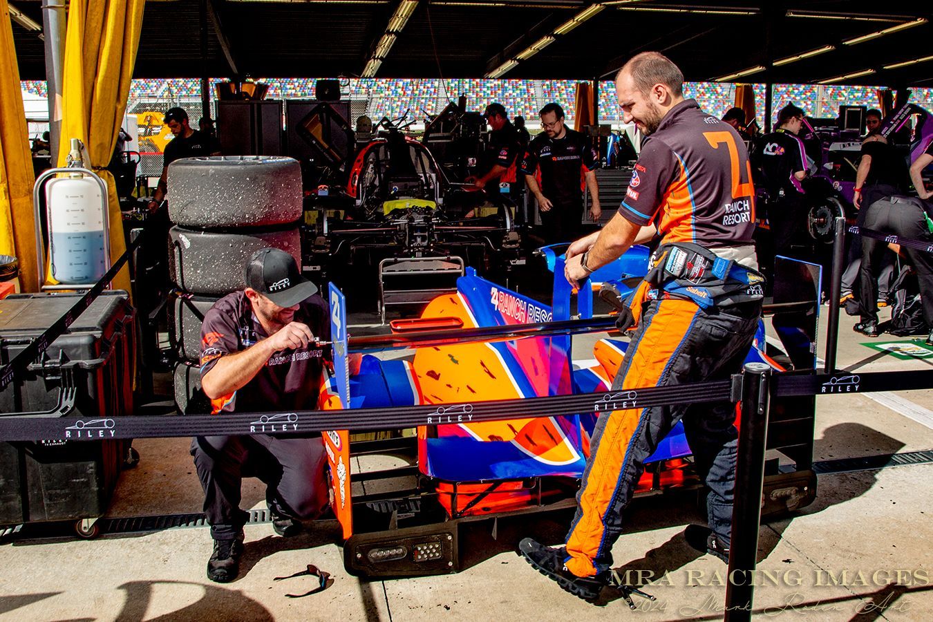 Pits and Paddock 24 Hours of Daytona