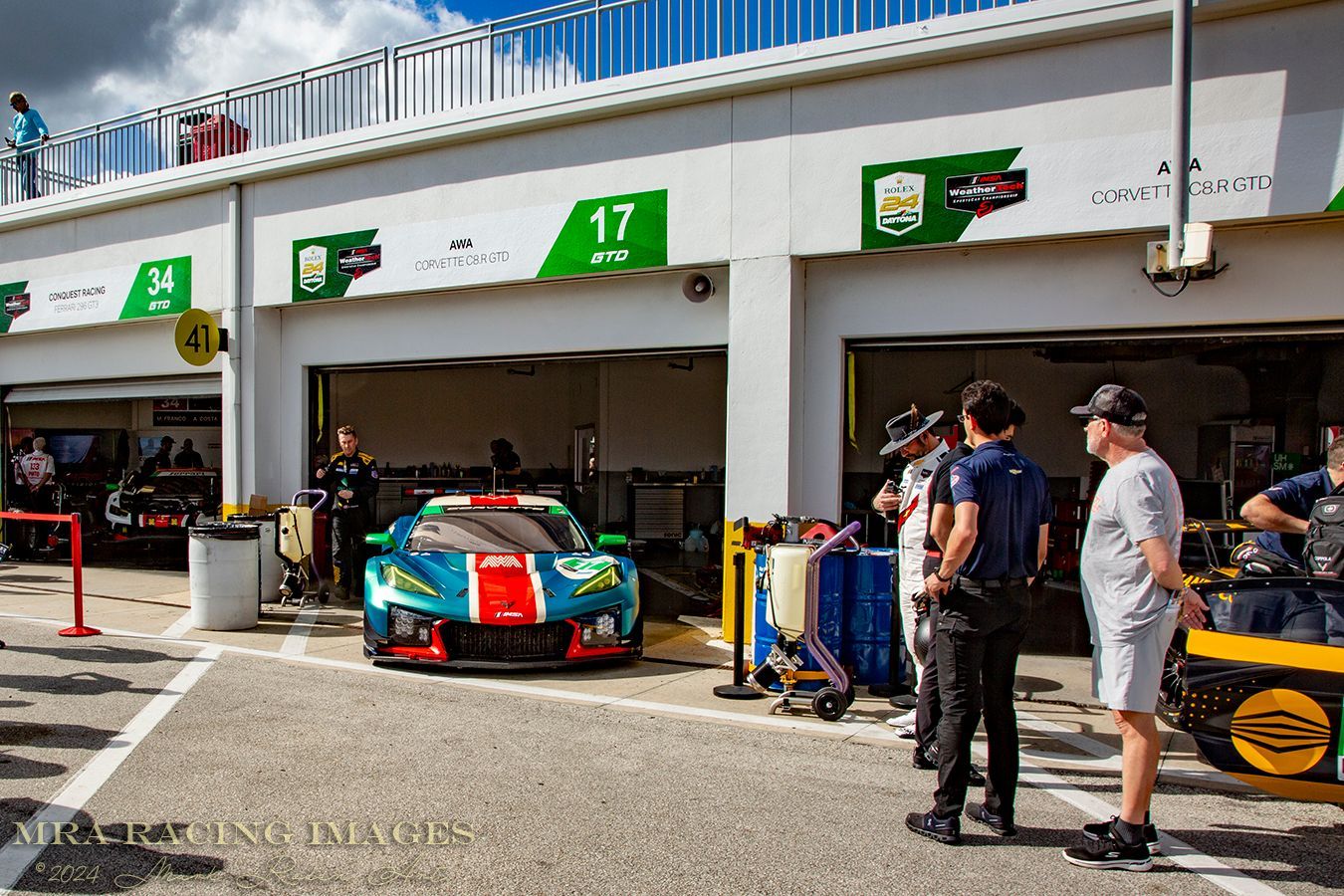 Pits and Paddock 24 Hours of Daytona