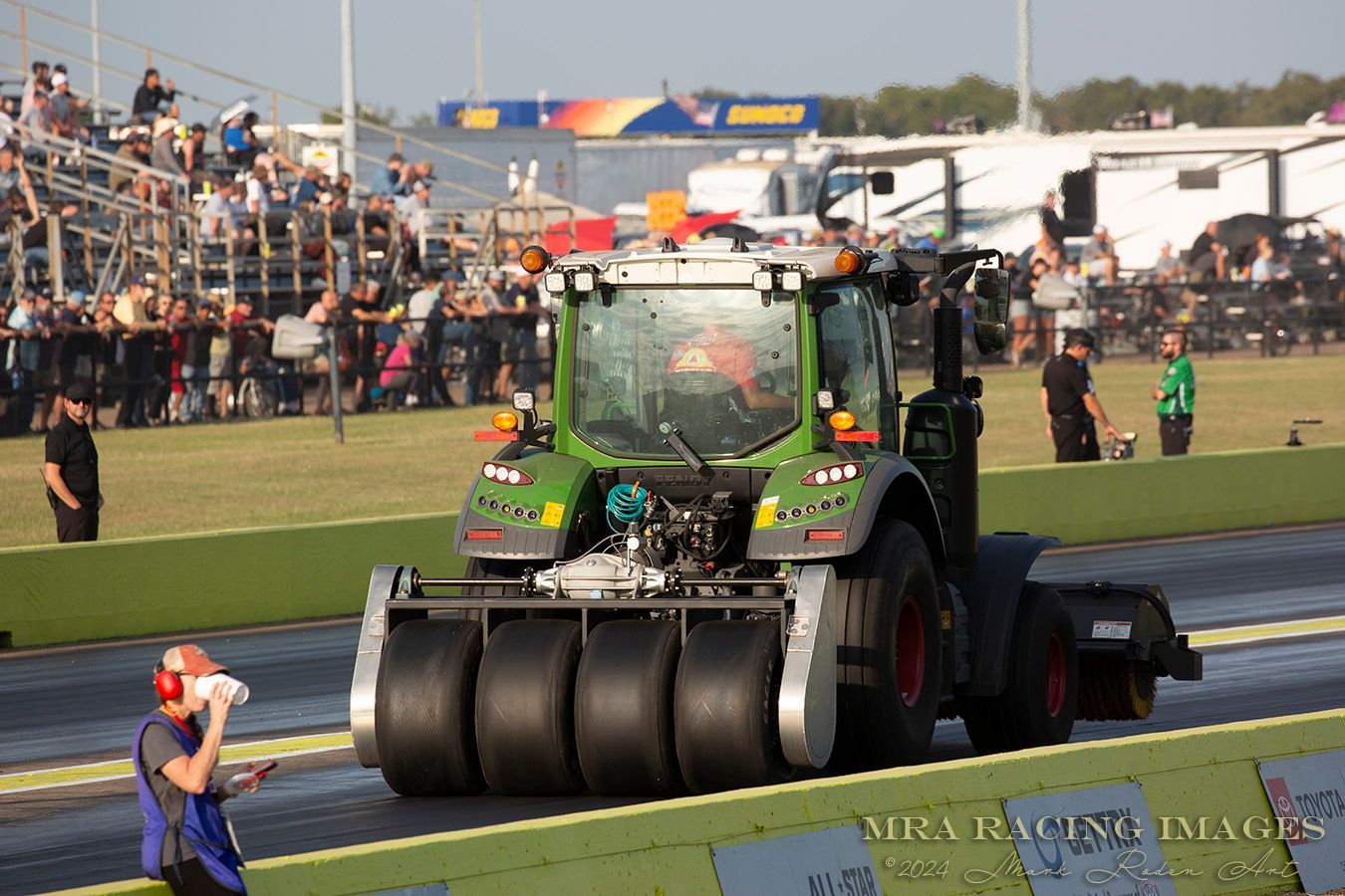 Laying down VHT track bite at the Texas Motorplex drag strip