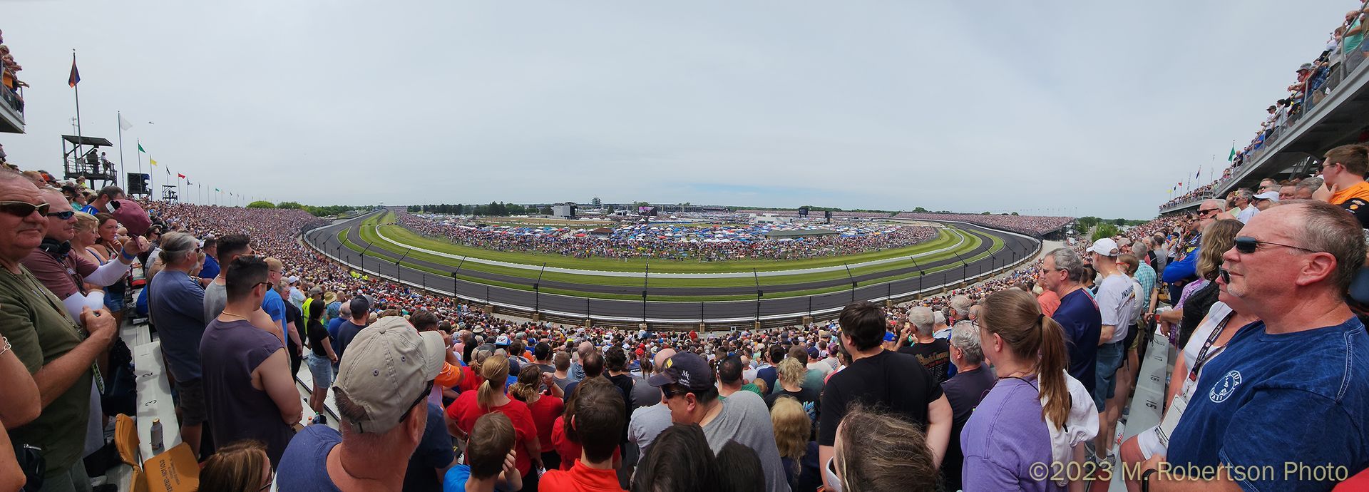 View from the stands 2023 Indianapolis 500