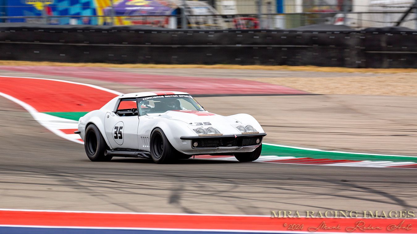American muscle cars at the COTA SpeedTour