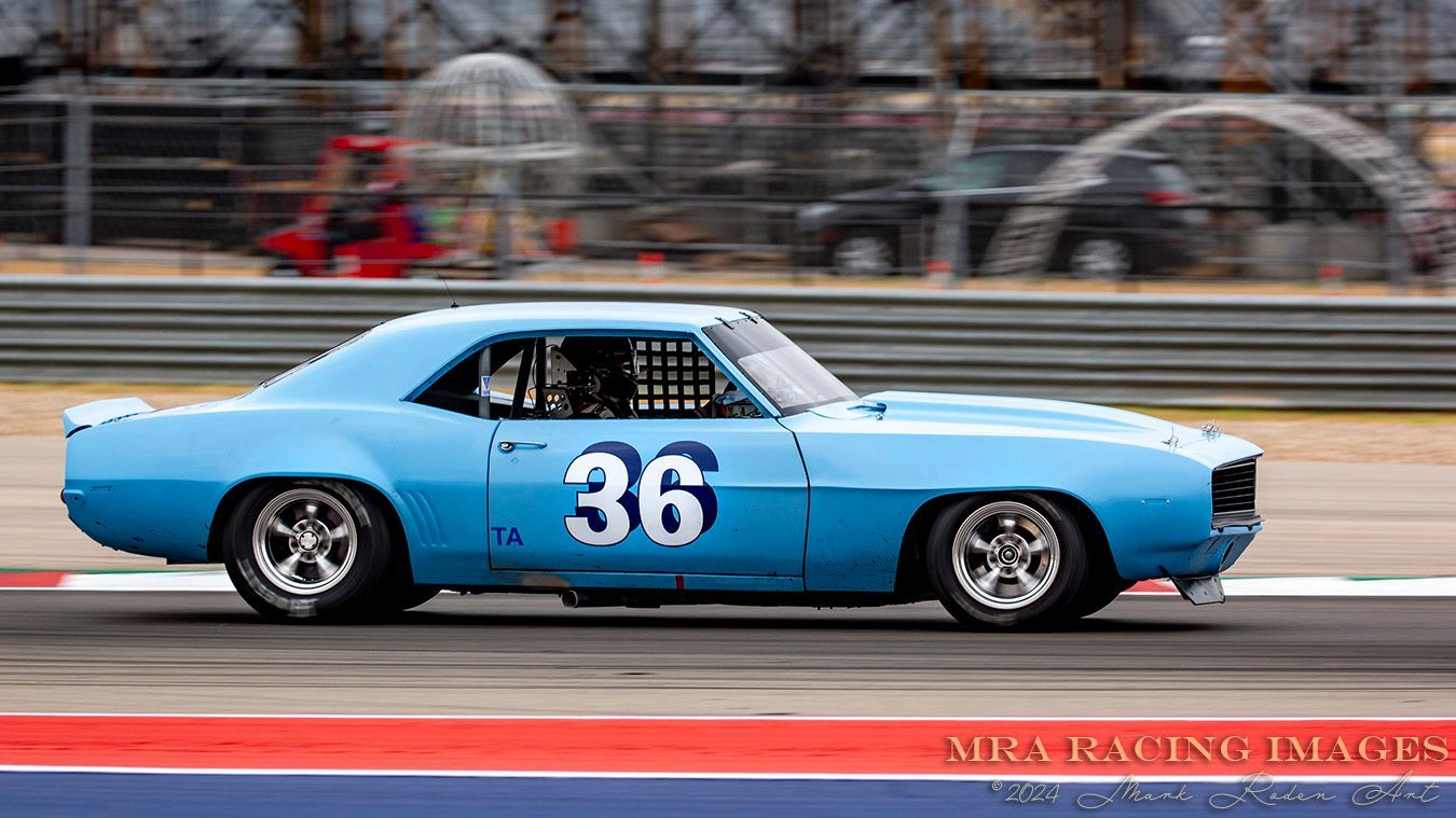 American muscle cars at the COTA SpeedTour