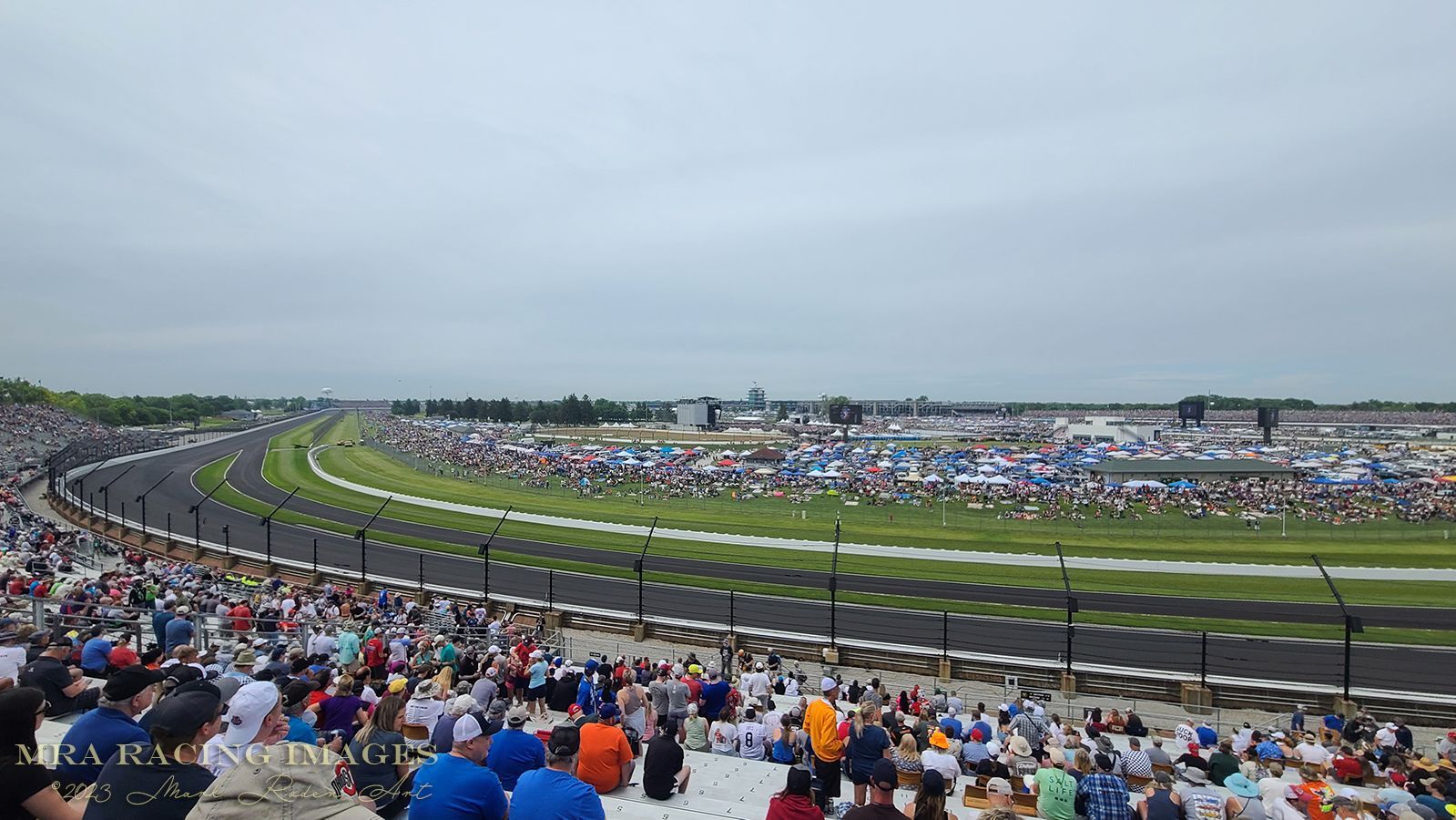 Grandstand views Indianapolis 500