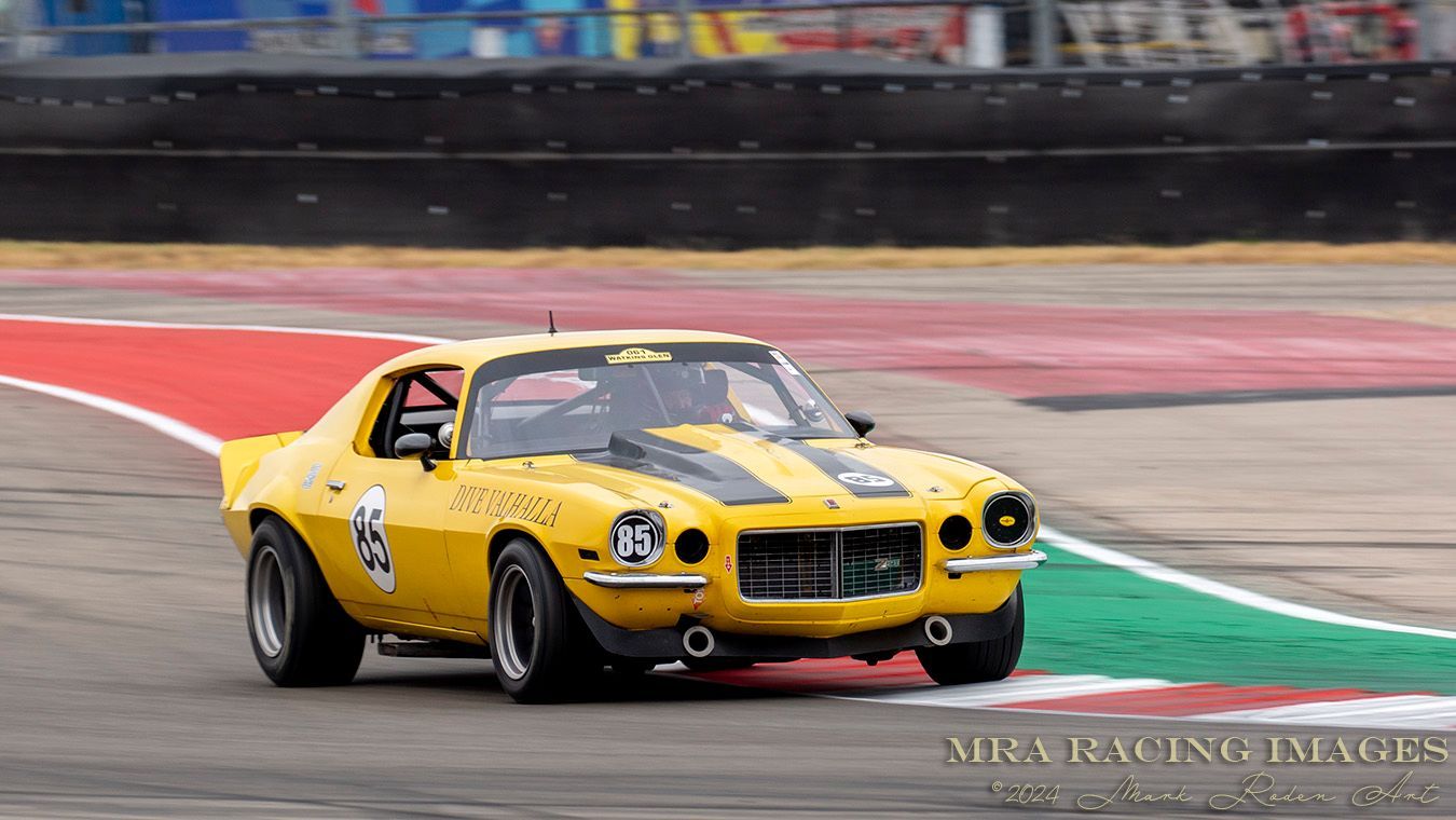 American muscle cars at the COTA SpeedTour