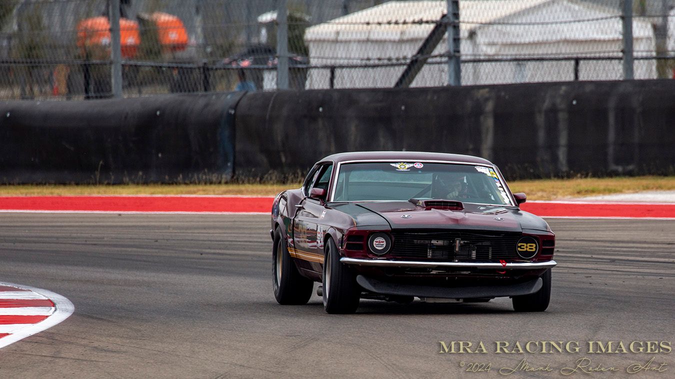 American muscle cars at the COTA SpeedTour