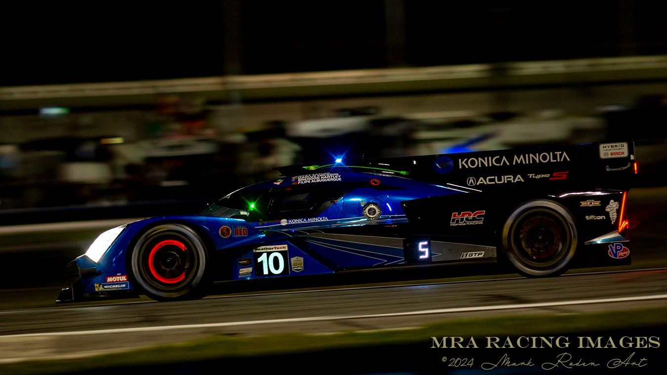 Night pictures at the 24 Hours of Daytona