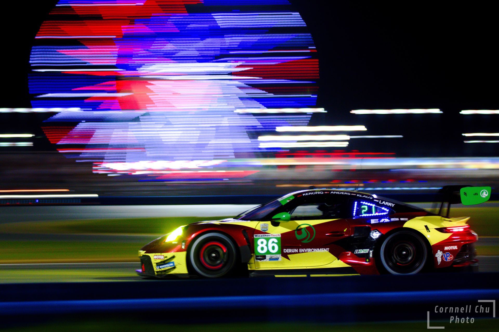 Night pictures at the 24 Hours of Daytona