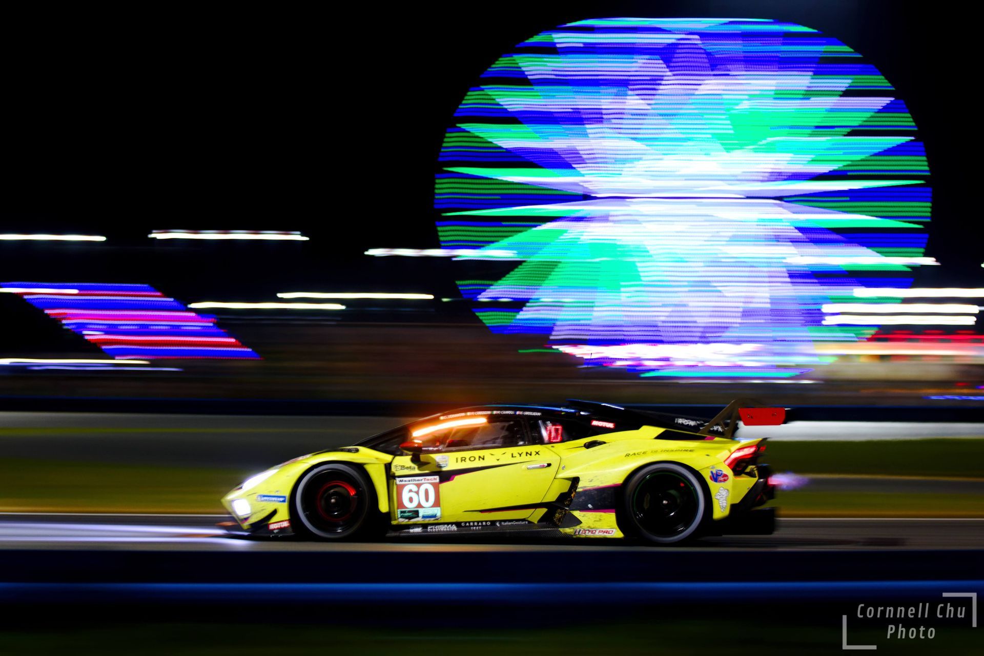 Night pictures at the 24 Hours of Daytona