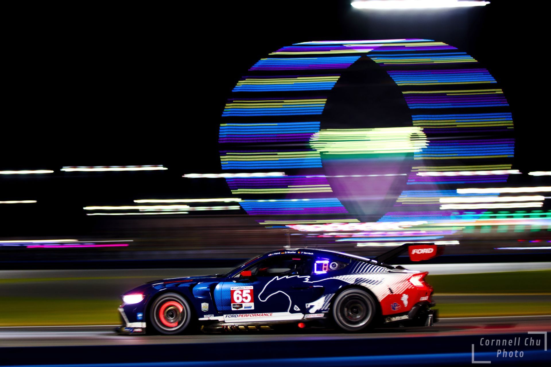 Night pictures at the 24 Hours of Daytona