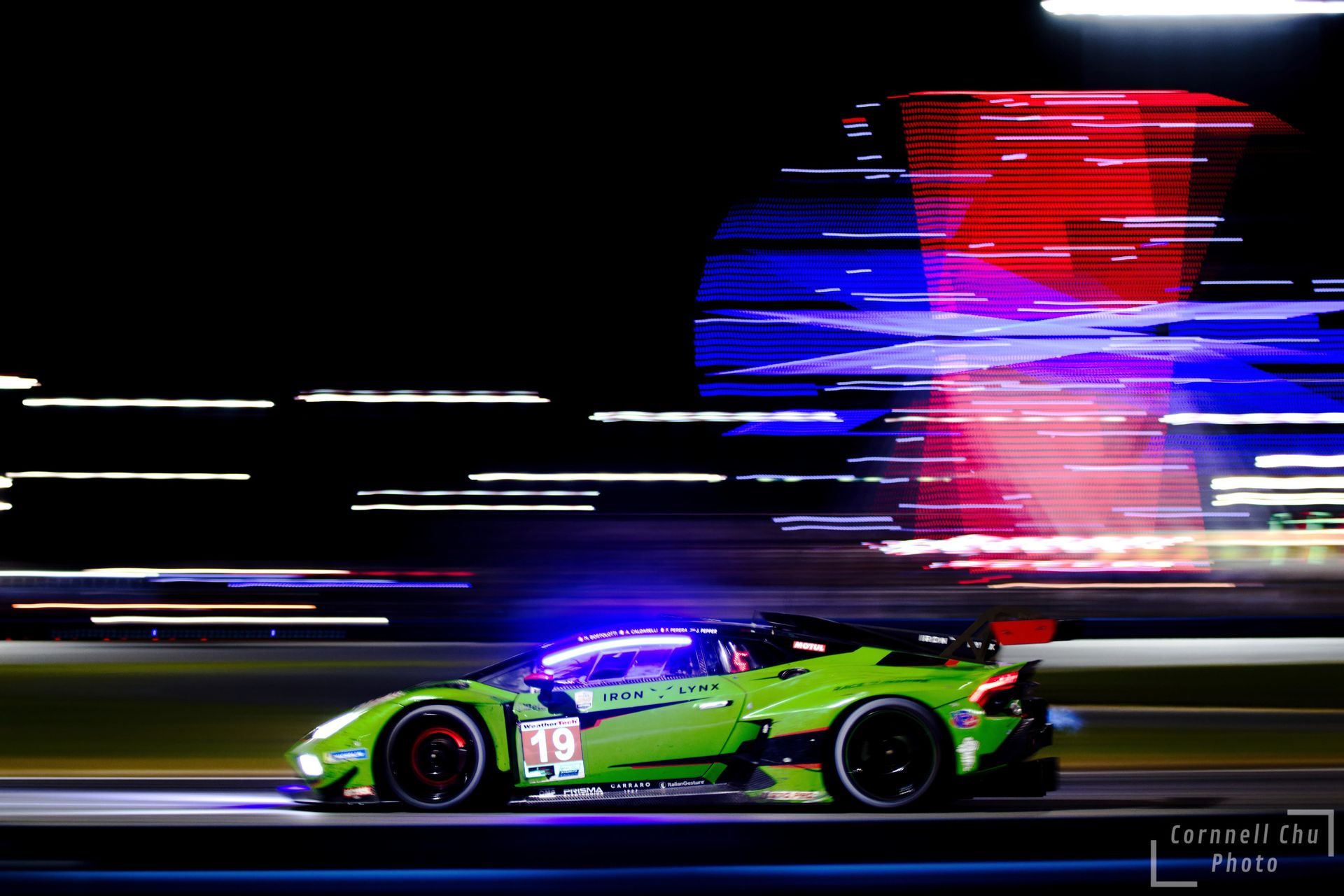 Night pictures at the 24 Hours of Daytona