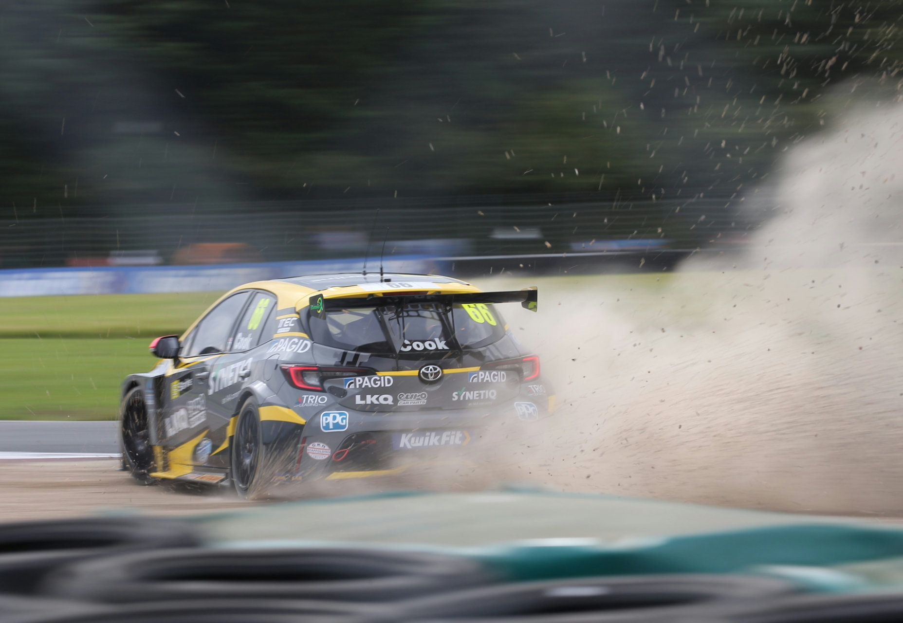 Max Cook crash BTCC Croft