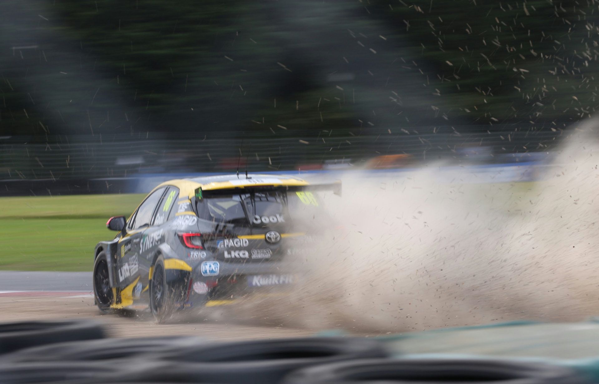 Max Cook crash BTCC Croft