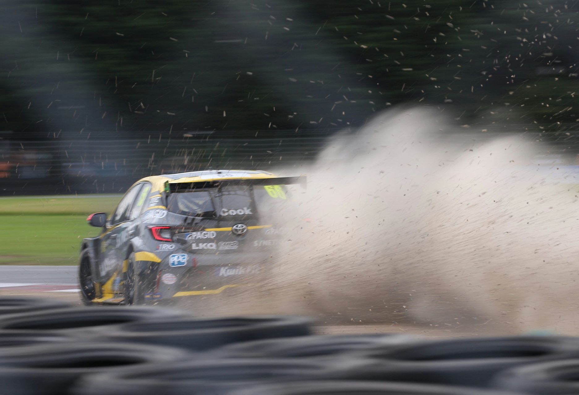 Max Cook crash BTCC Croft