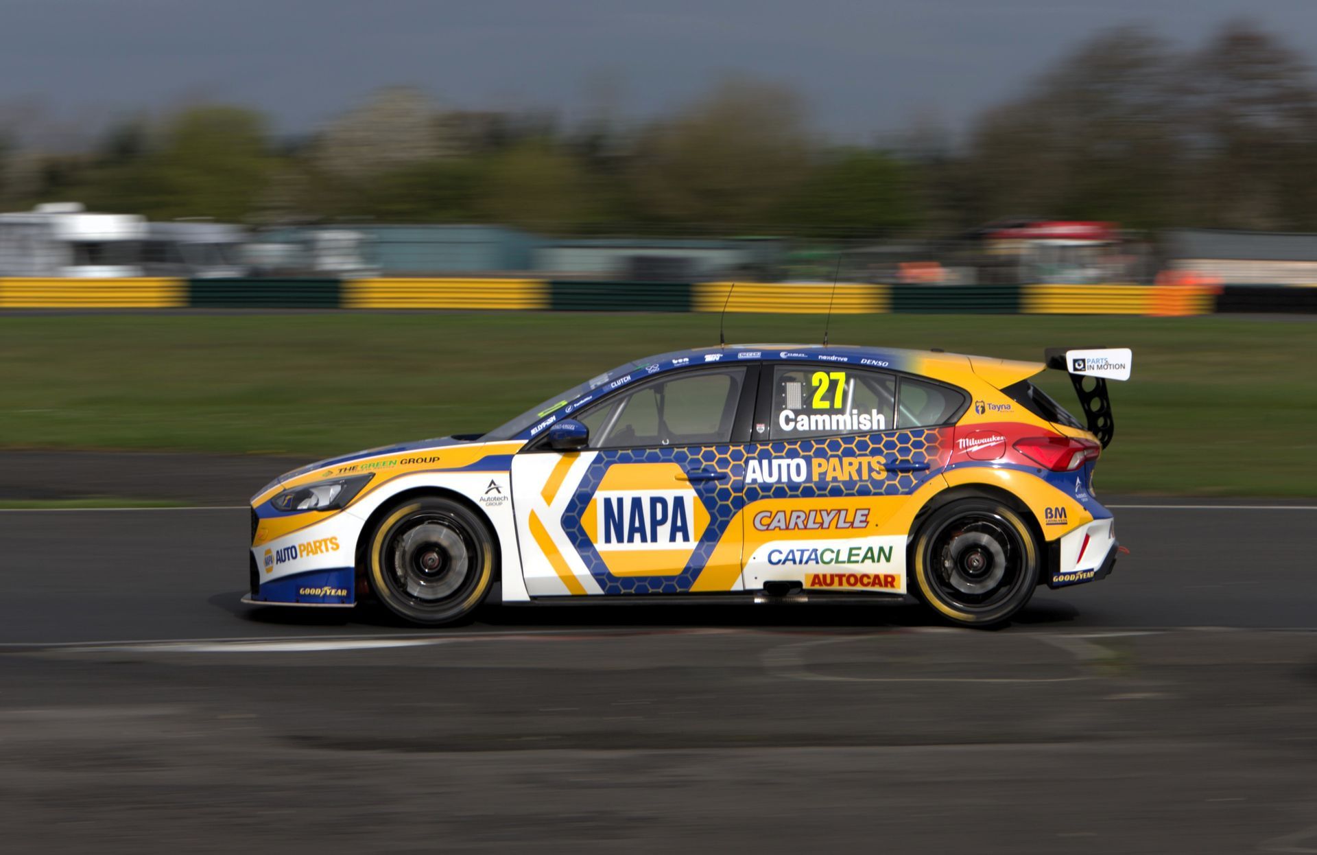 BTCC testing at Croft 2024