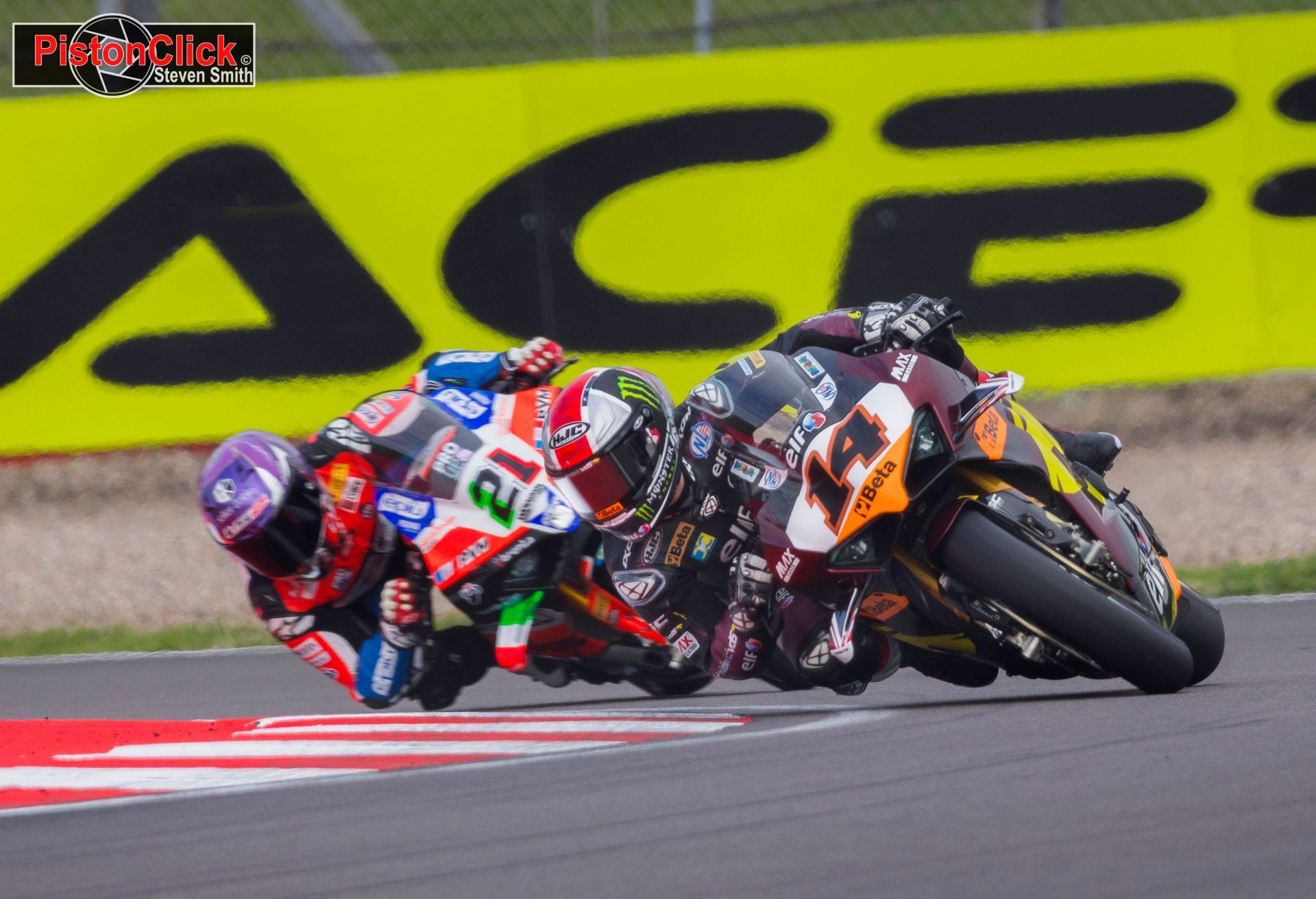 Sam Lowes at Donington Park for the British round of WSBK 2024