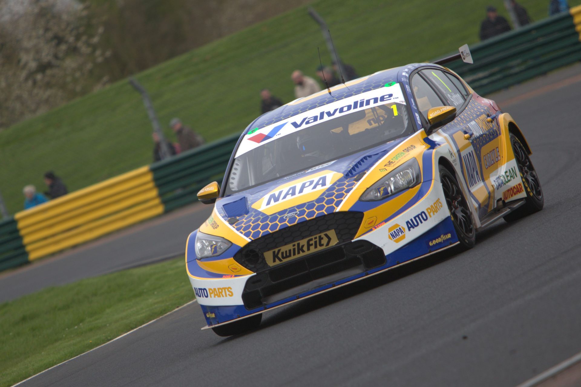 Ash Sutton at the British Touring Car Championship (BTCC) Test day at Croft 10 Apr 2024