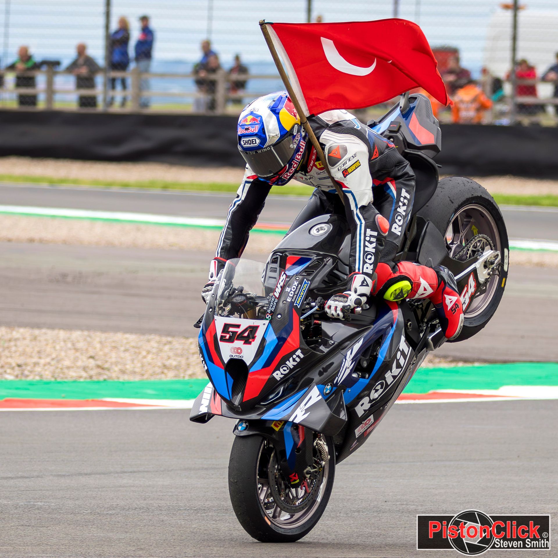 Toprak Razgatlioglu won all three WSBK races at Donington Park 2024