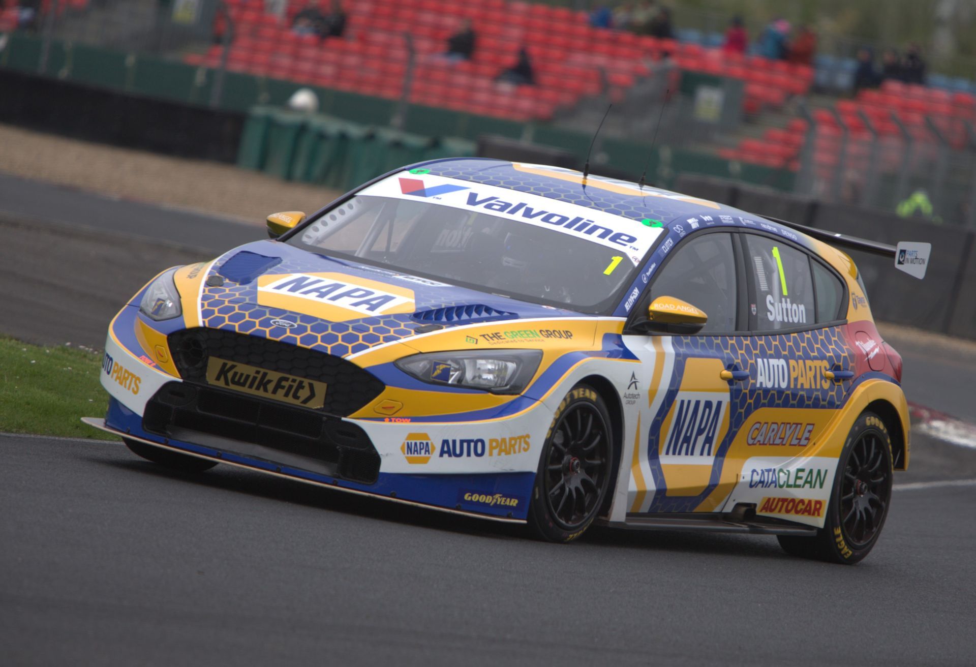 Ash Sutton British Touring Car Championship (BTCC) Test day at Croft 10 Apr 2024