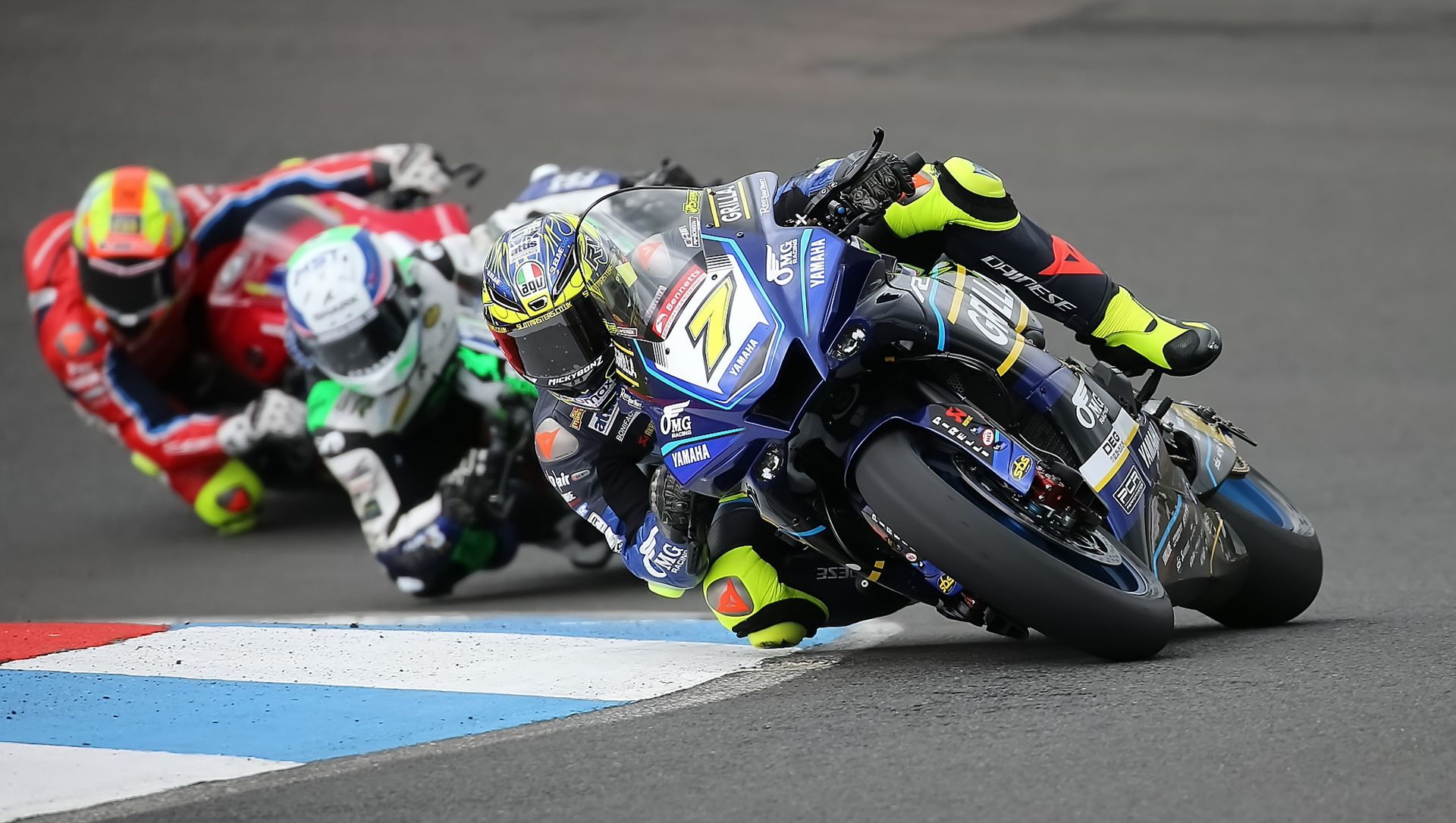 photographing the British super bikes at Knockhill