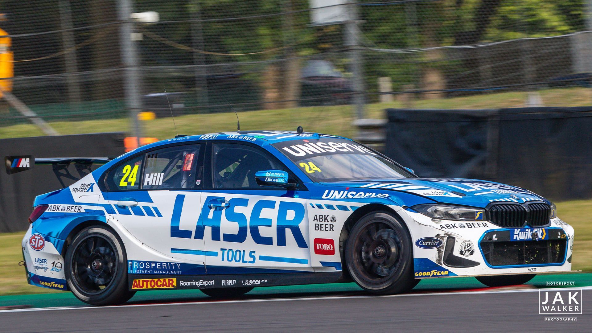 Photographing the British Touring Car Championship BTCC at Oulton Park June 2024