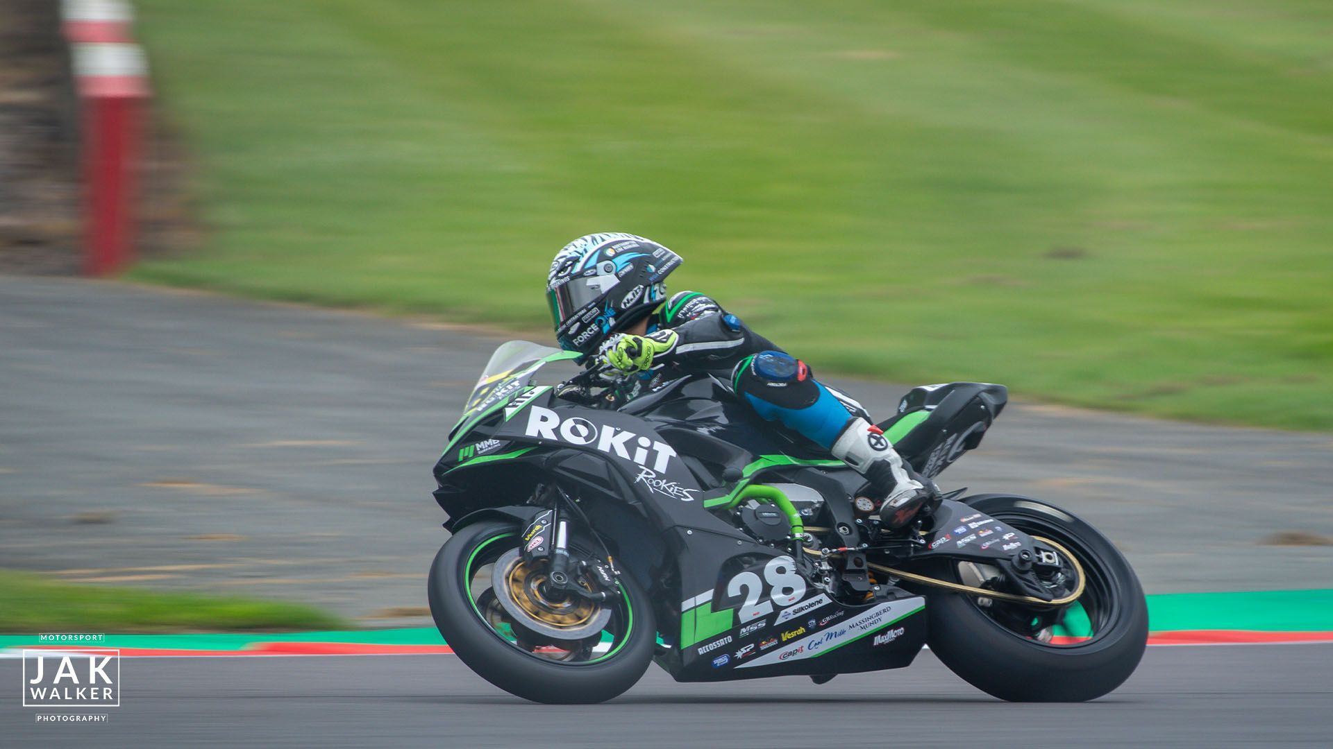 Harry COOK in the Quattro Group British Supersport race at Donington Park 2024