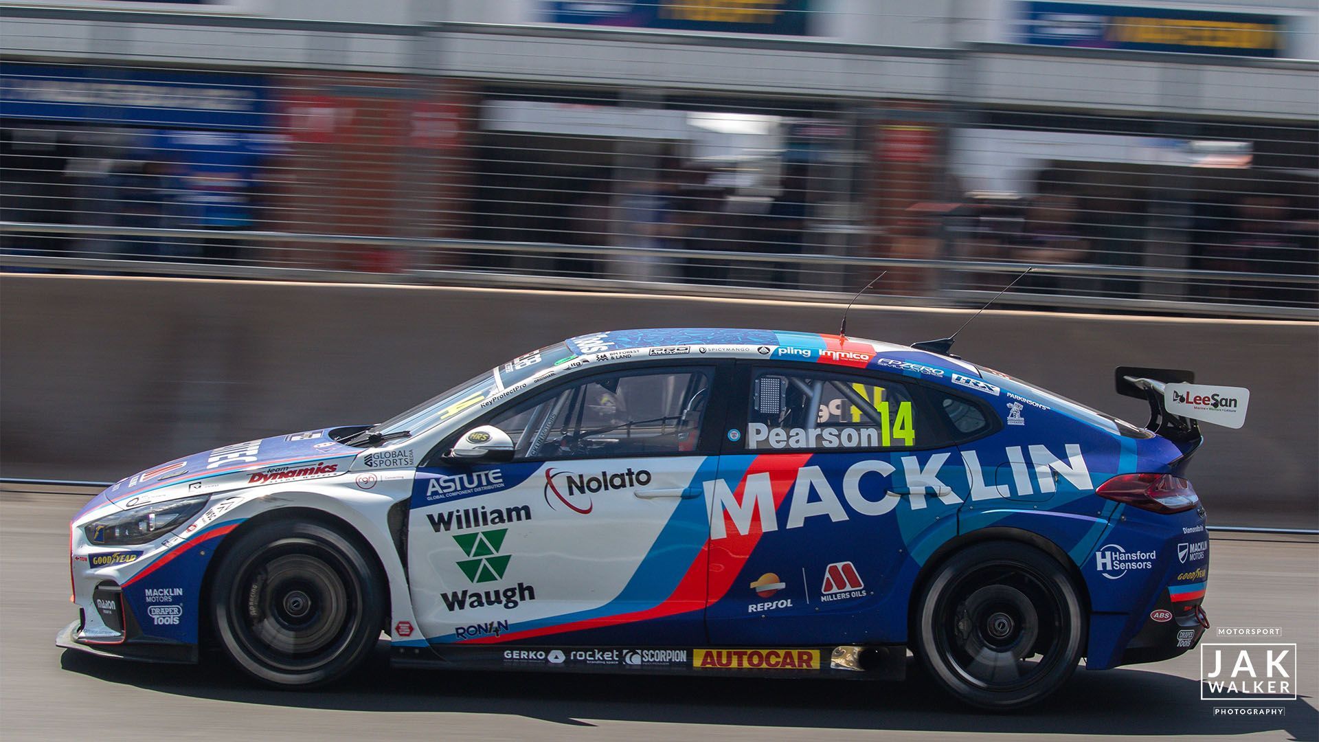 Photographing the British Touring Car Championship BTCC at Oulton Park June 2024