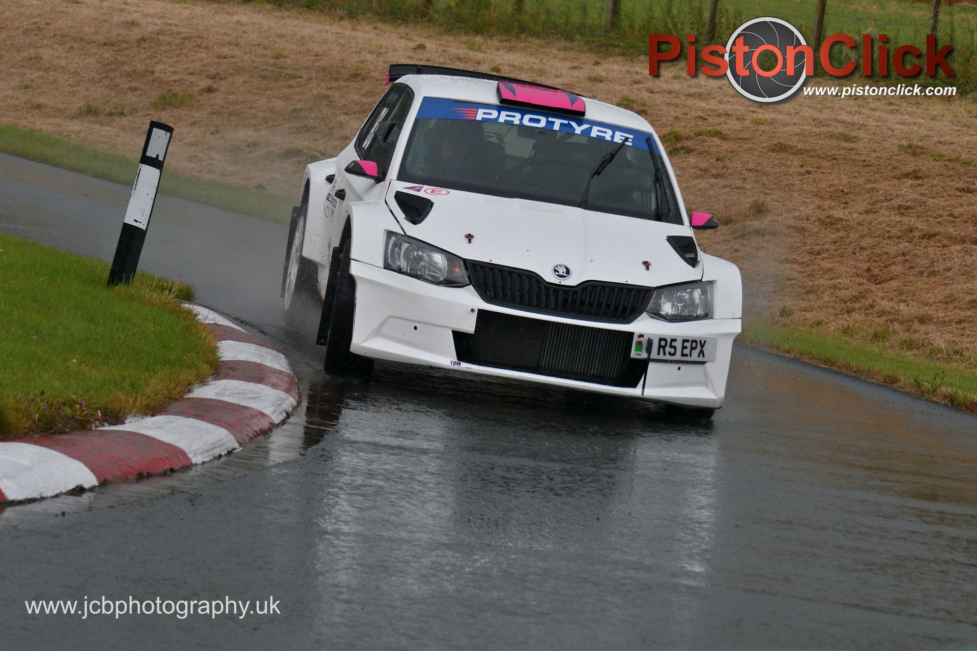 Skoda Fabia R5 driven by Eynon Price at Harewood Hillclimb