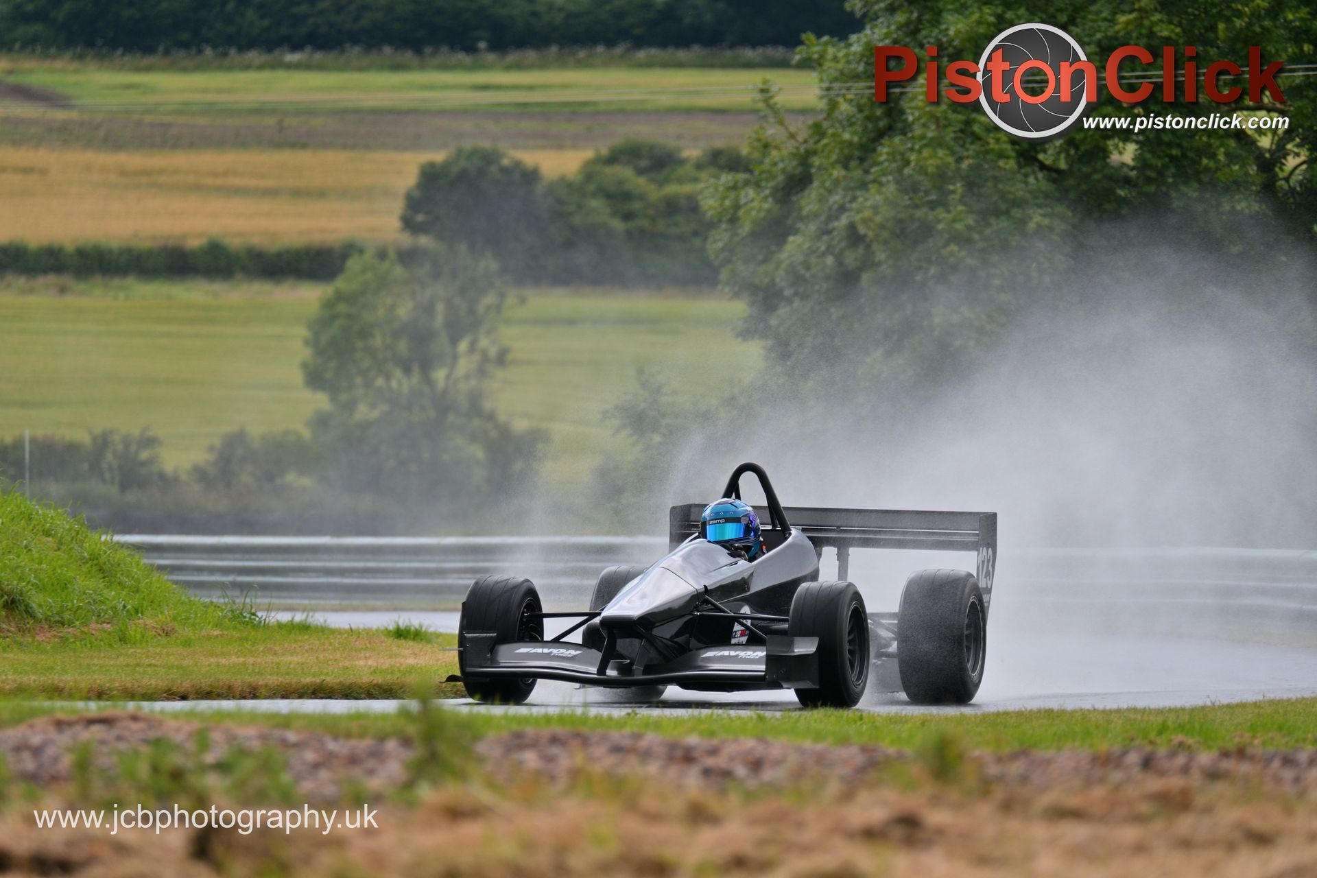 Rain at Harewood Hillclimb