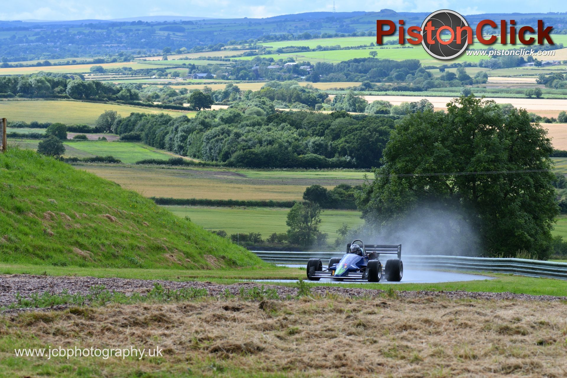 Rain at Harewood Hillclimb