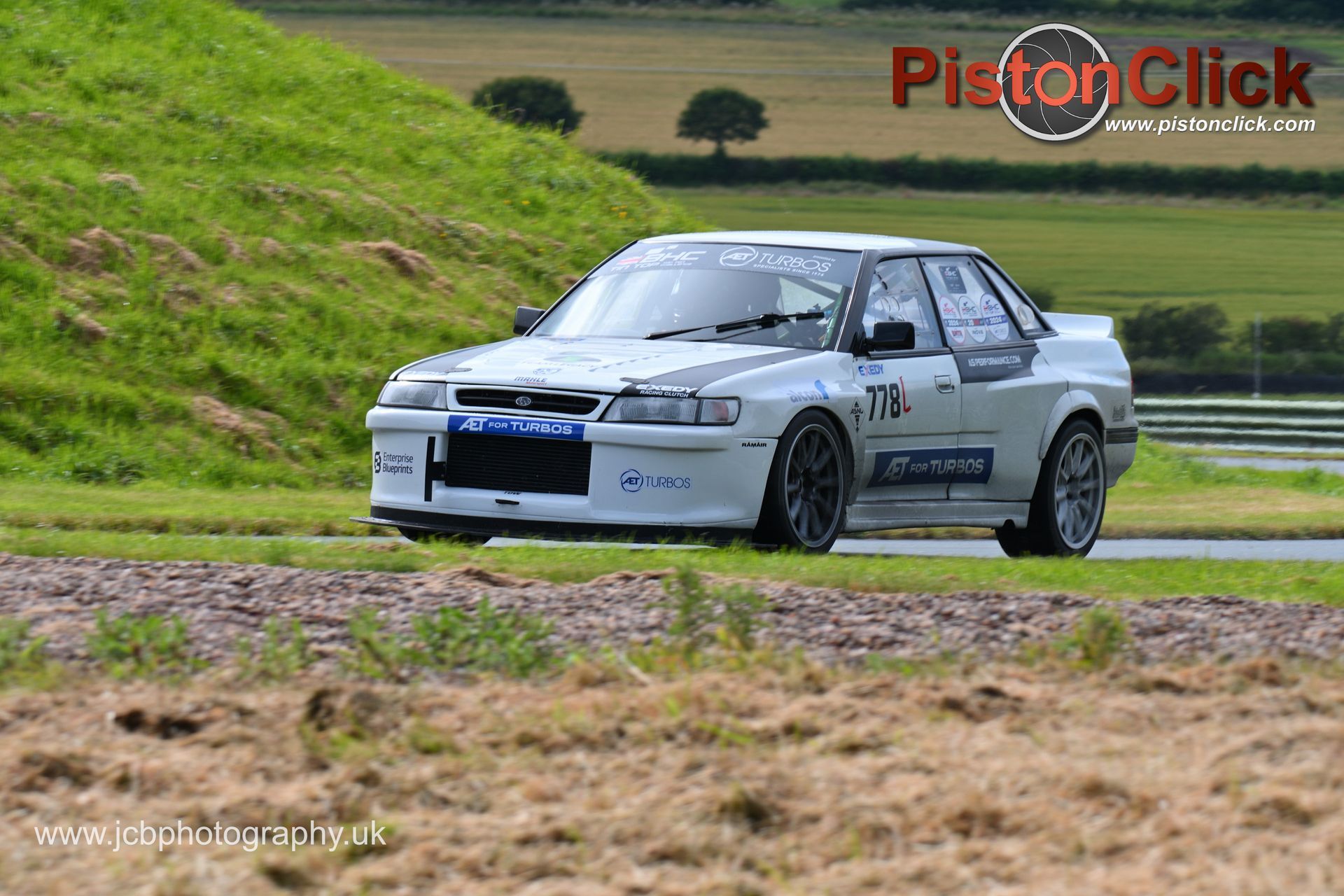 Steve Darley in a Subaru Legacy Harewood Hillclimb