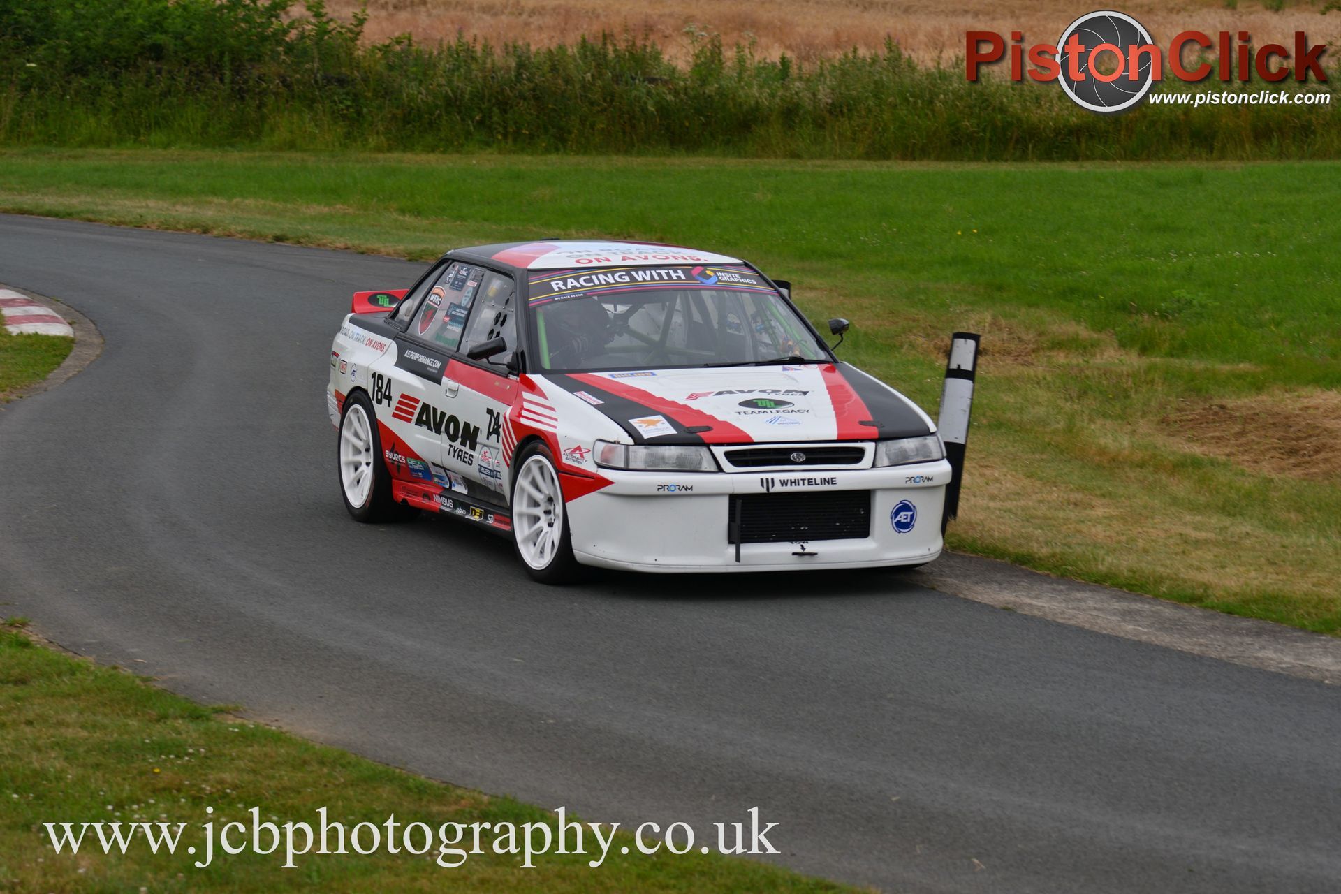 Damien Bradley in the very quick and highly modified Subaru Legacy GL, car#184
