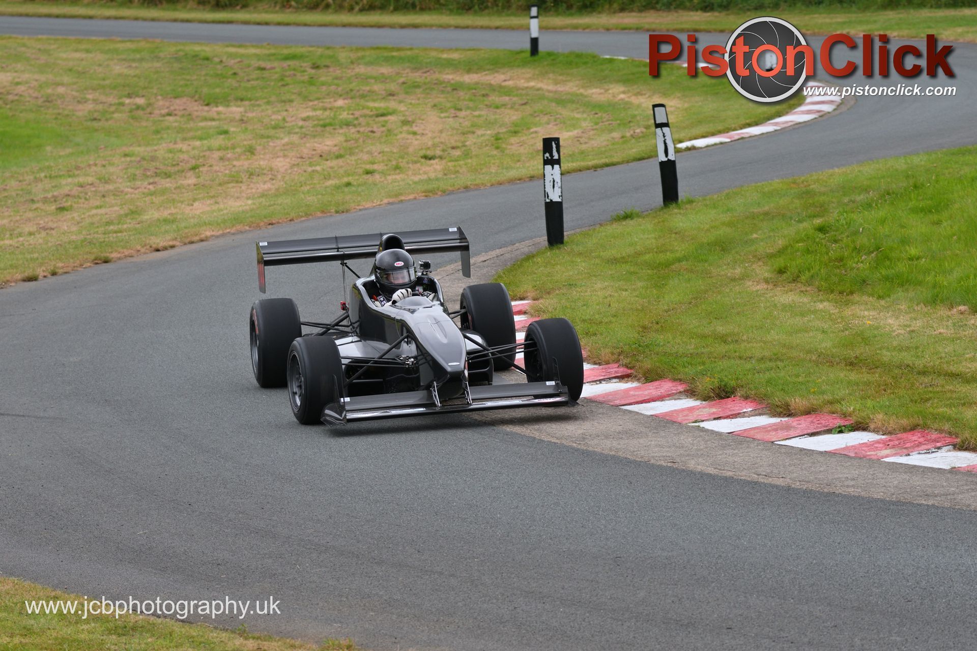 David Tatham driving the DJ Firehawk at the Harewood hillclimb