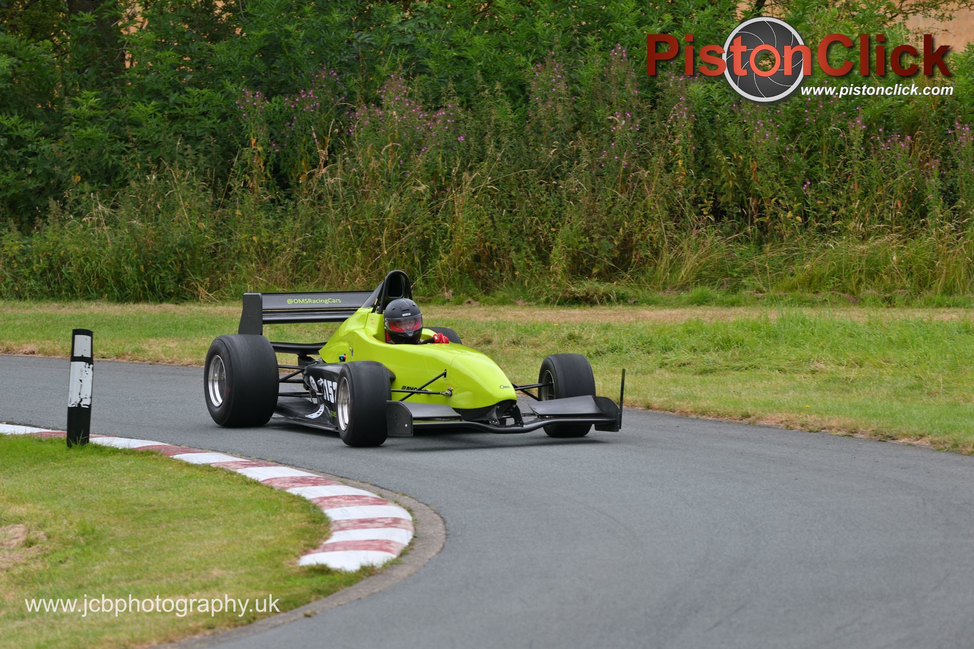 Stephen Owen driving his OMS 28at the Harewood hillclimb