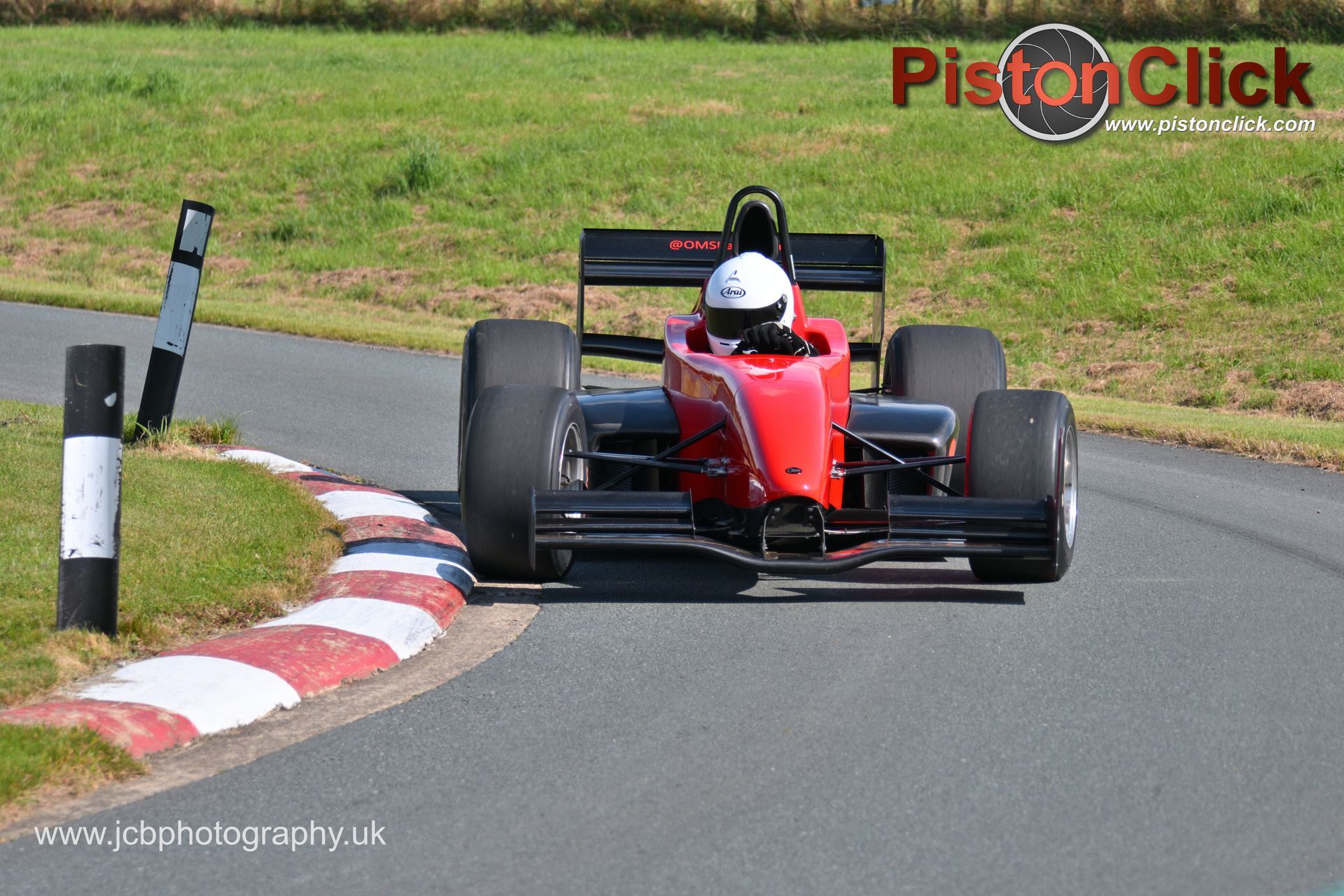 Harry Pick driving an OMS 28XD at Harewood Hillclimb