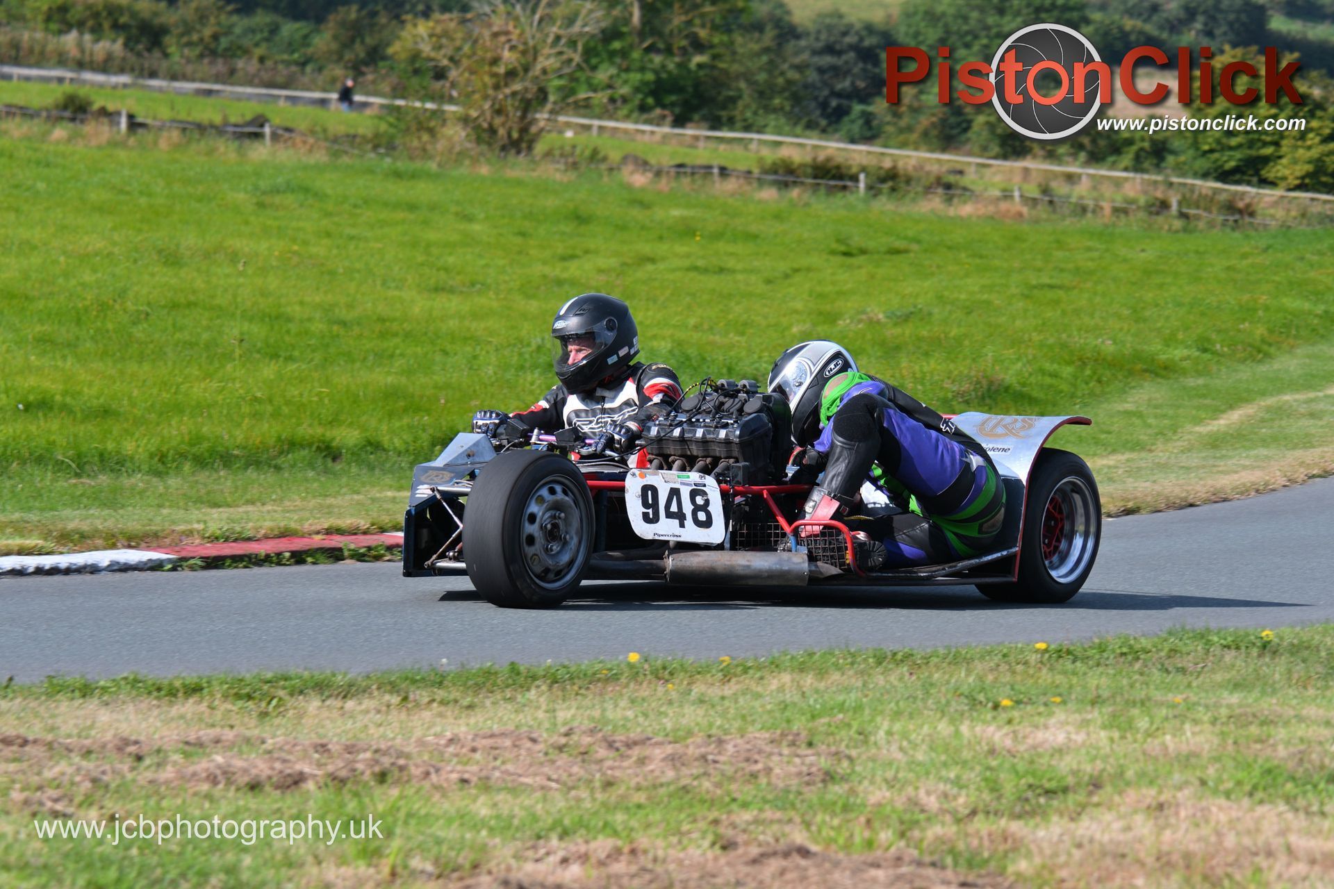 Sidecars at the Harewood hillclimb