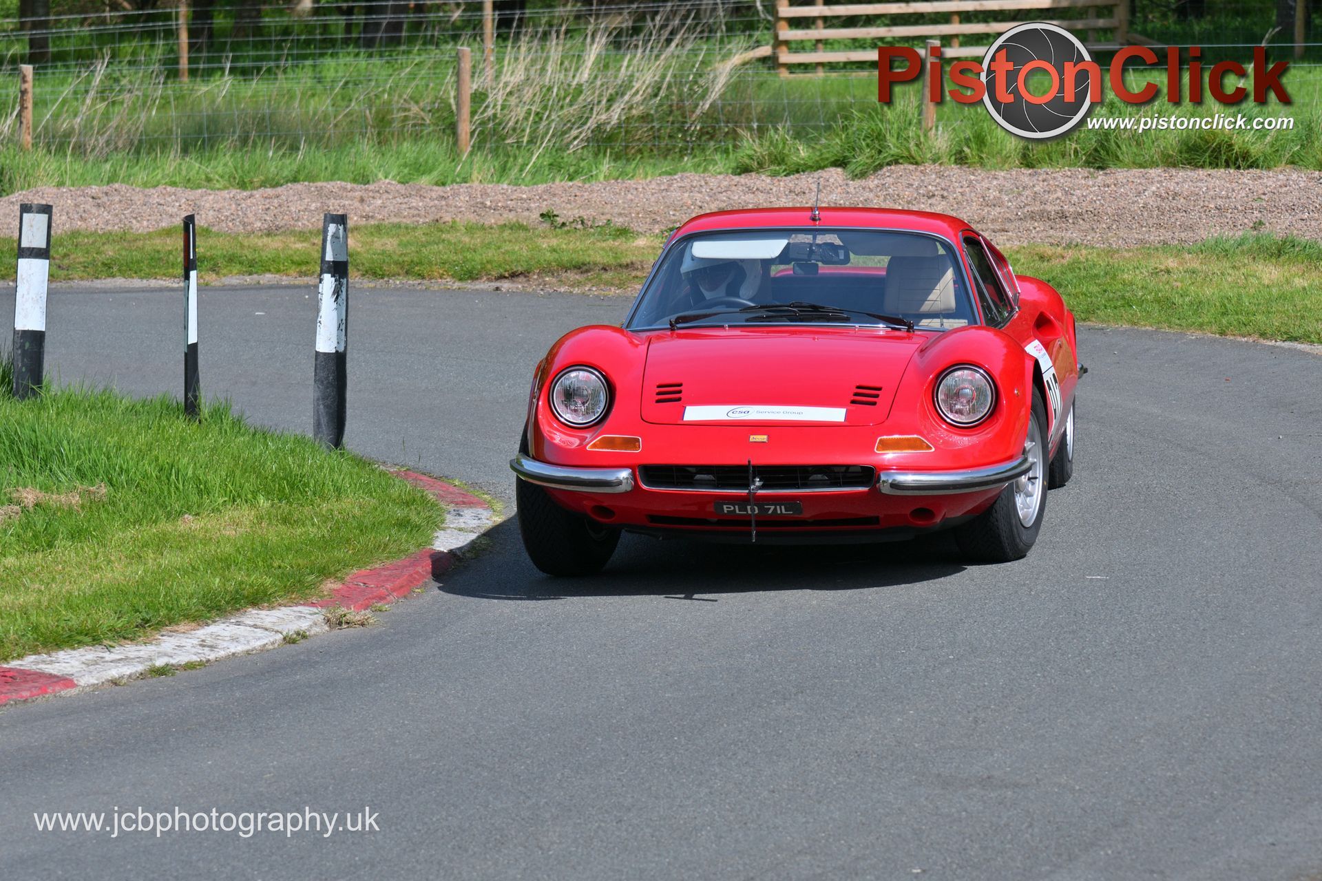 Ferrari owners club at Harewood Hillclimb