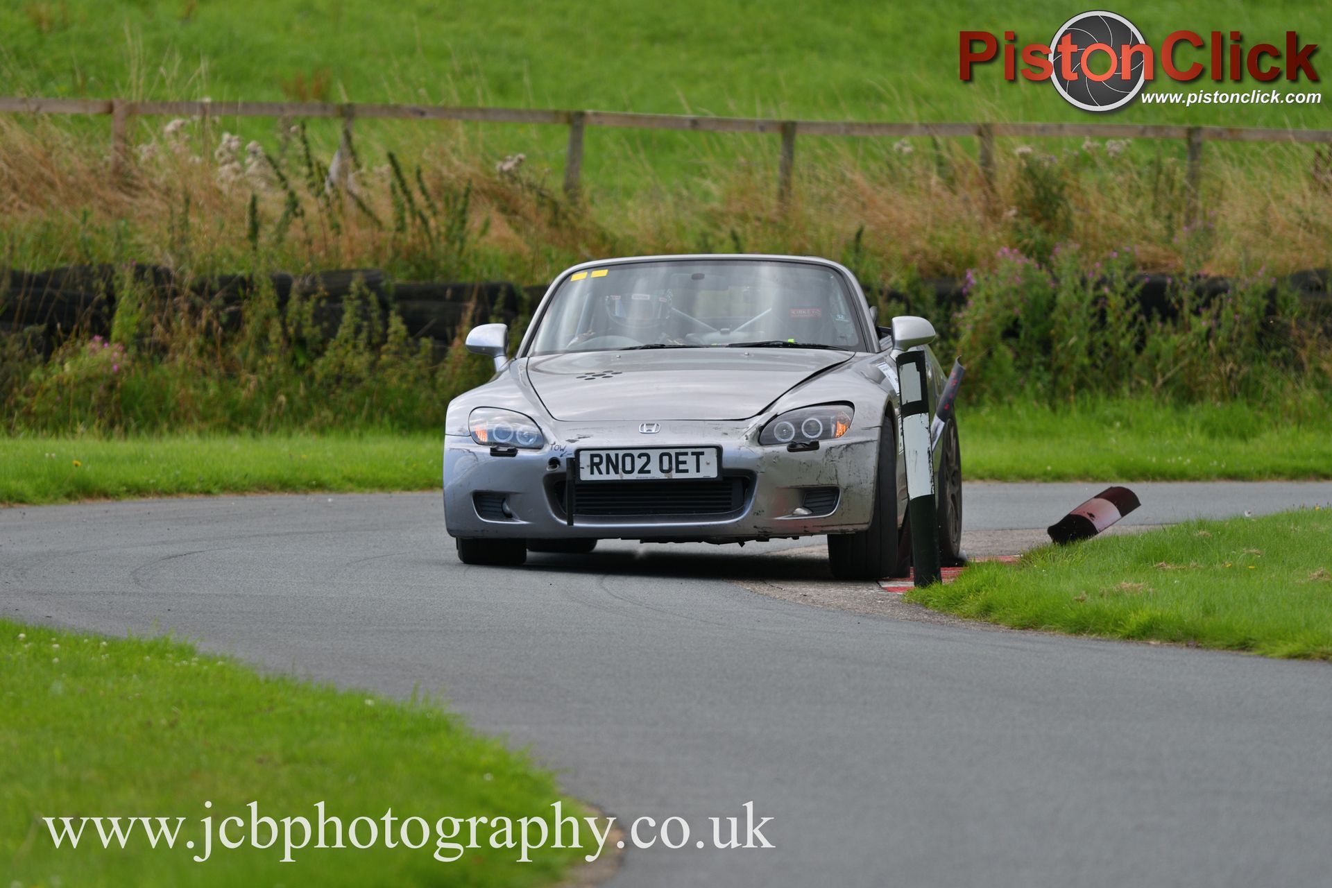 Carl Jackson driving his Honda S2000