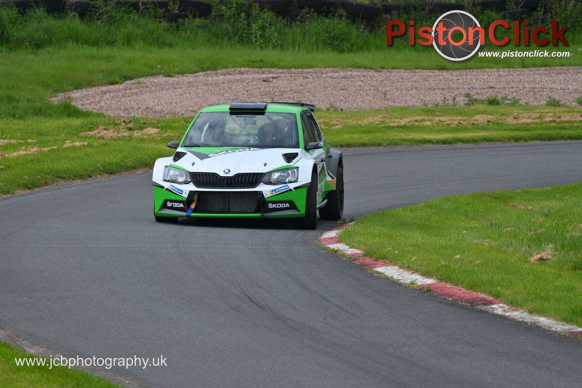 Scott Moran at Harewood Hillclimb in a Skoda Fabia R5