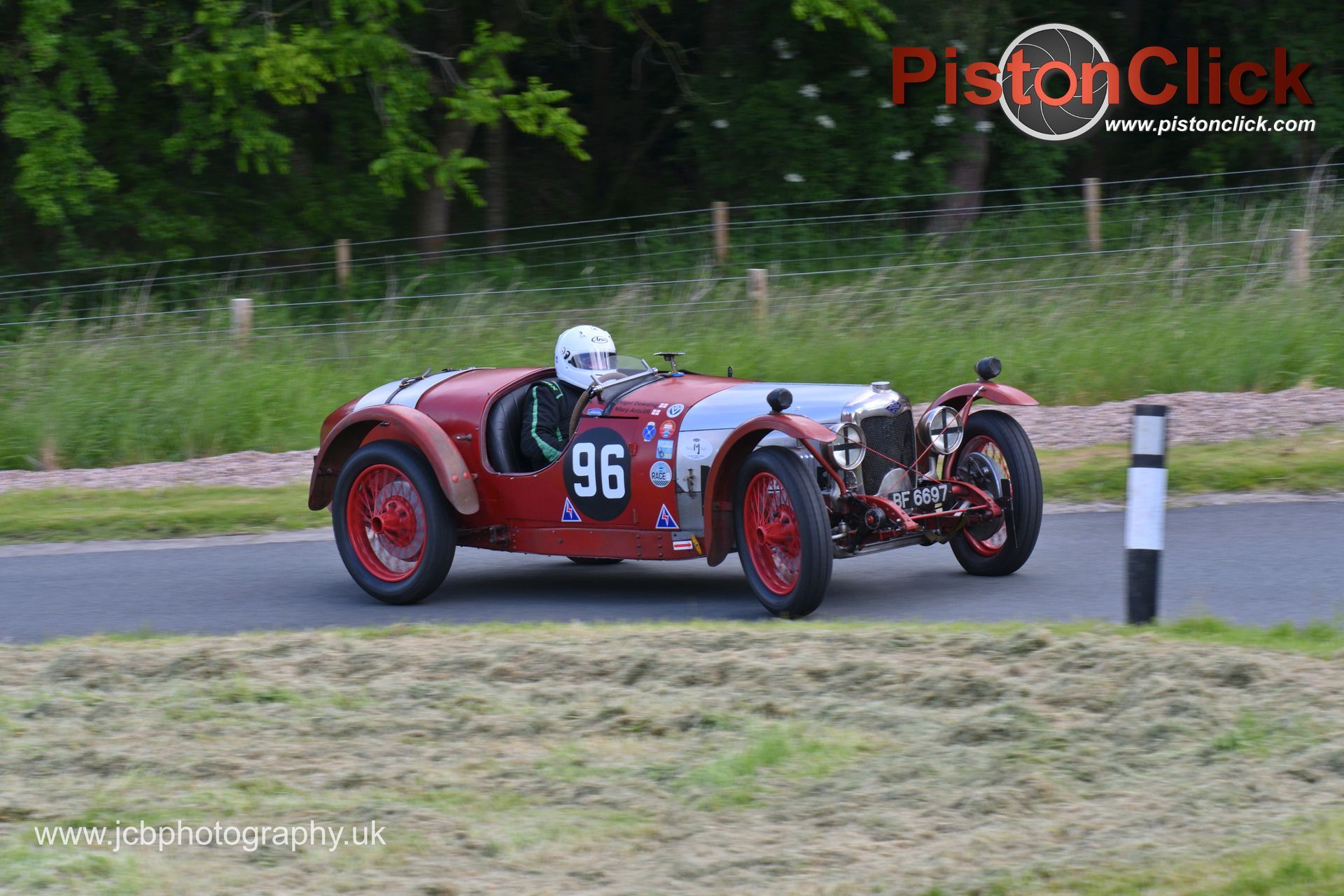 Nigel Dowding driving a Riley Brooklands