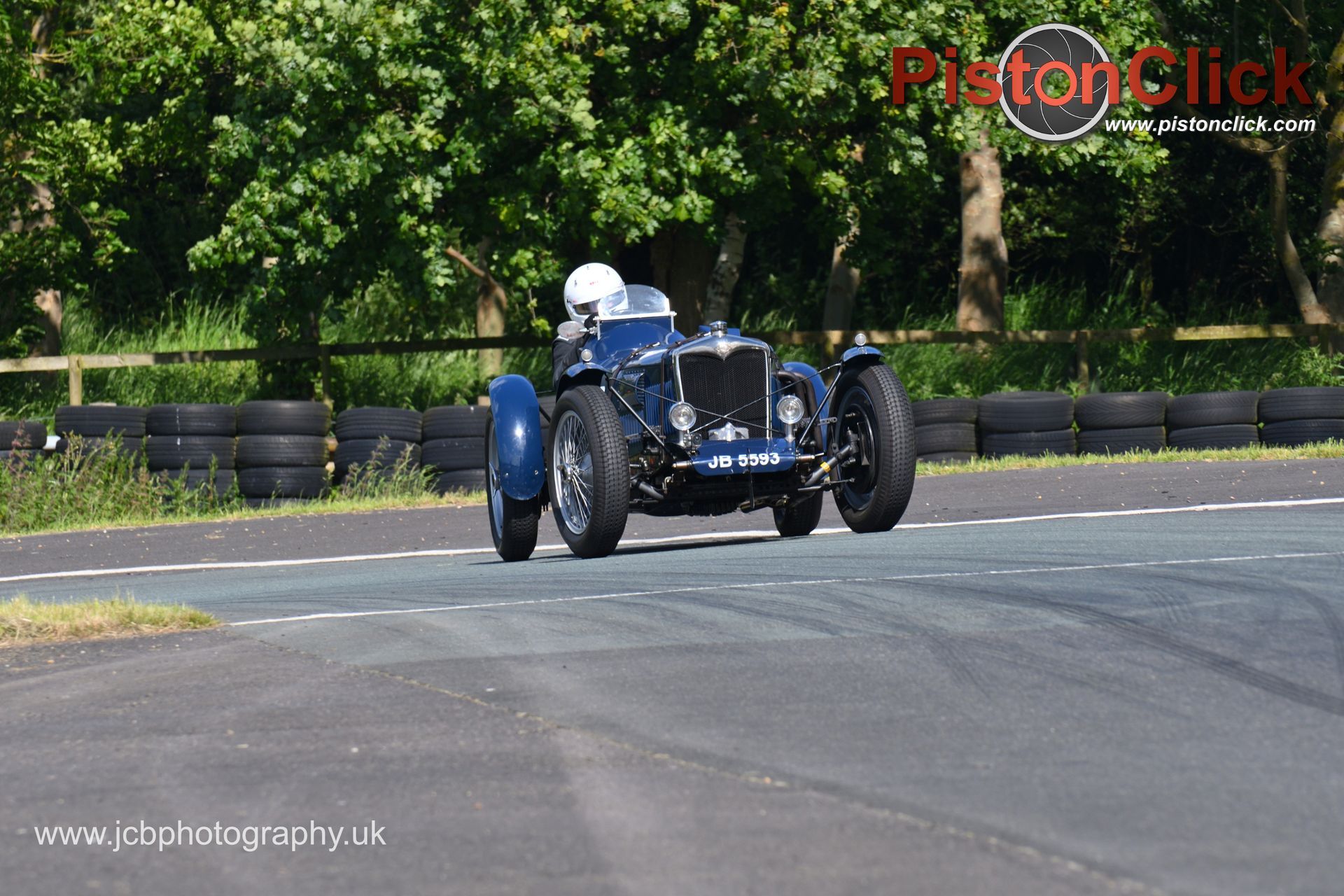 Michael James driving a Riley 12/4 Cotton Special