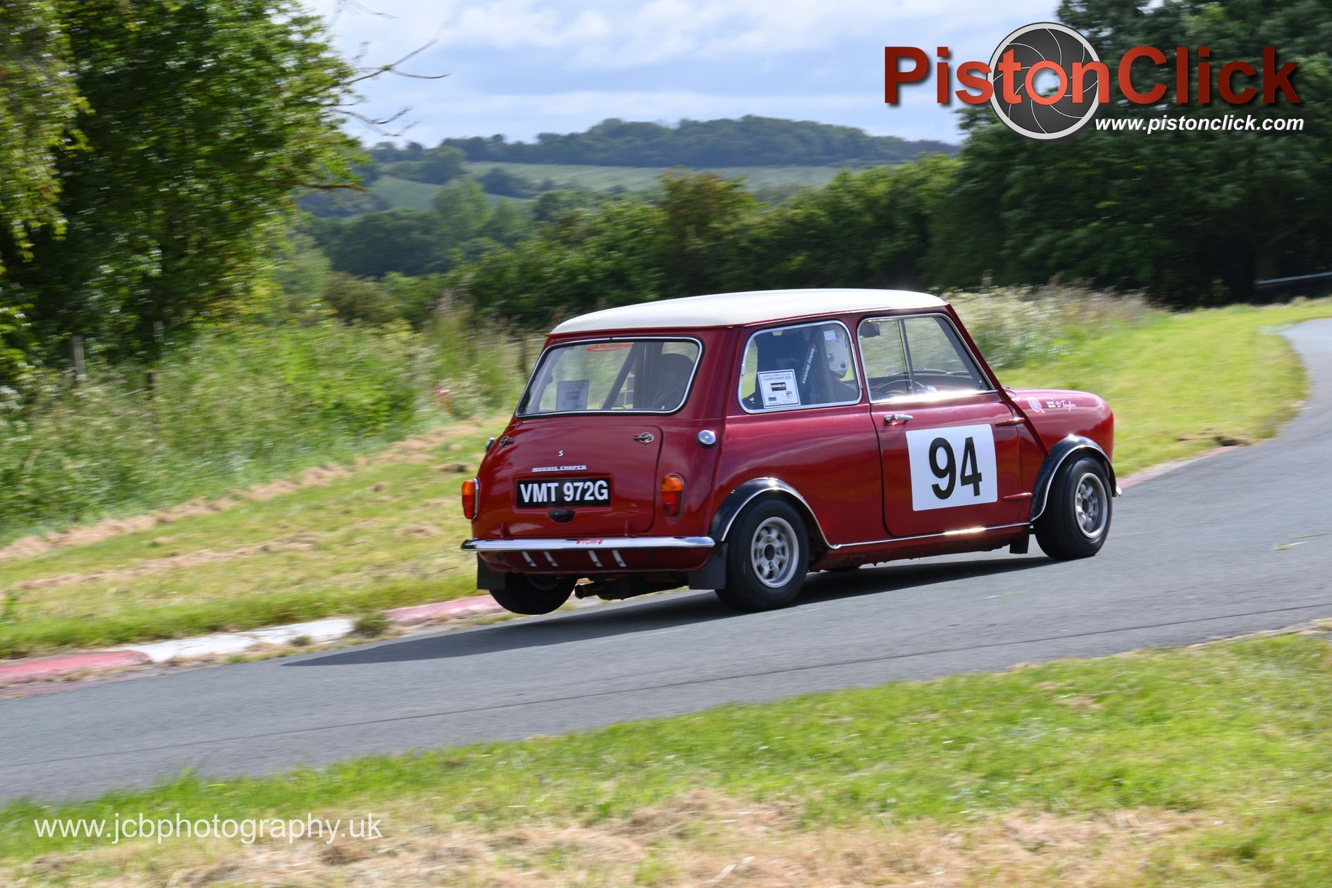 Mini at the Harewood hillclimb