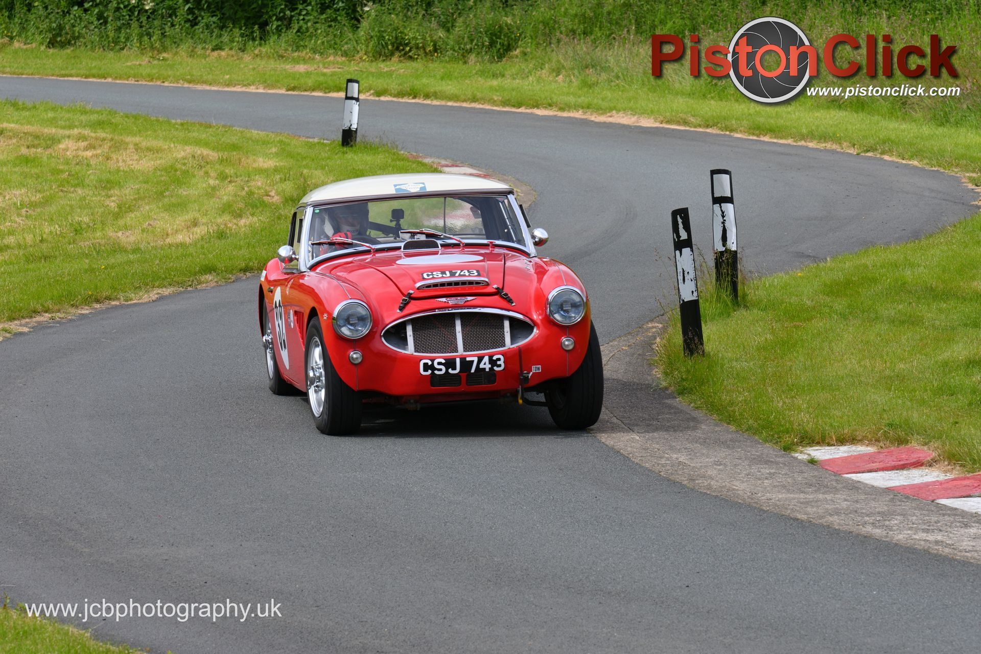 Austin Healey at Harewood hillclimb