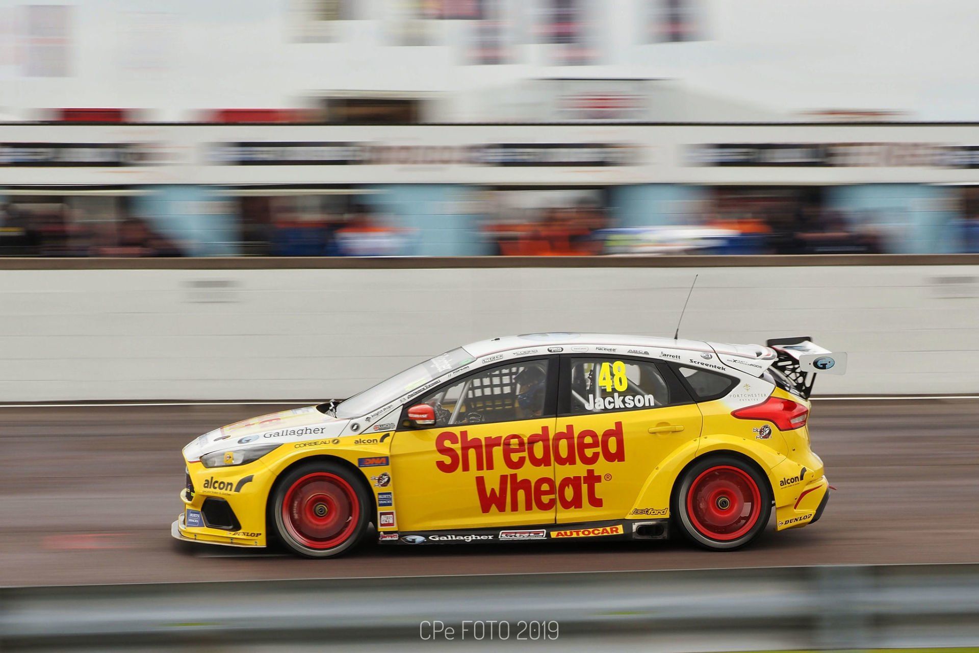 BTCC Thruxton Shredded wheat