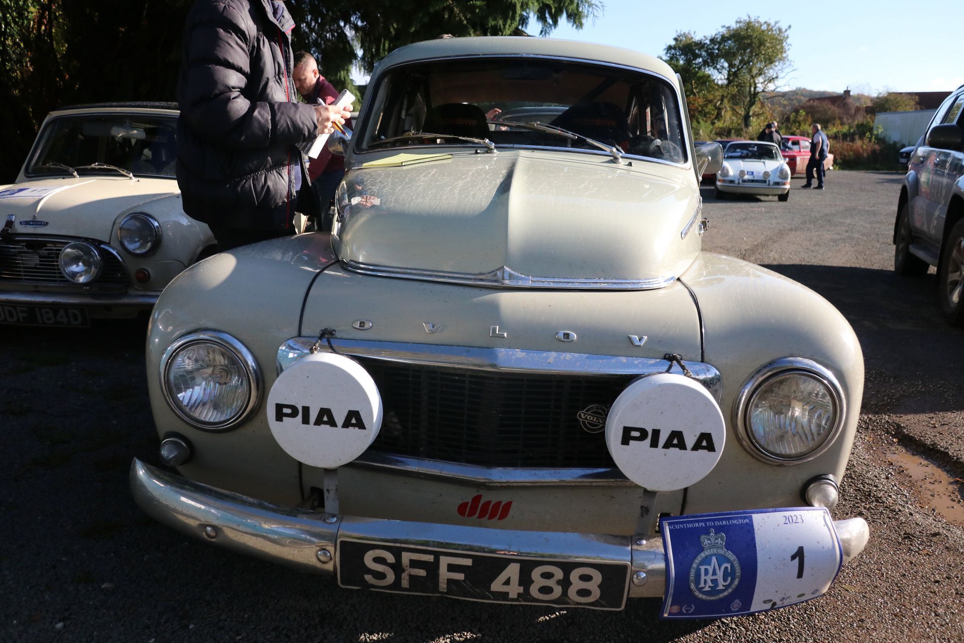 Photographing classic rally cars competing in the RAC Rally of the Tests