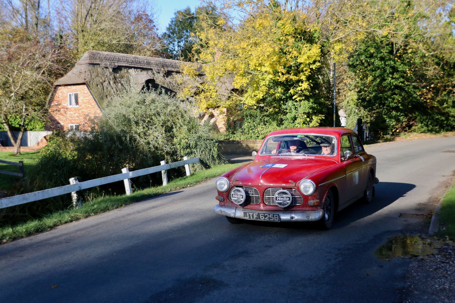 Classic Rally cars competing in the RAC Rally of the Tests