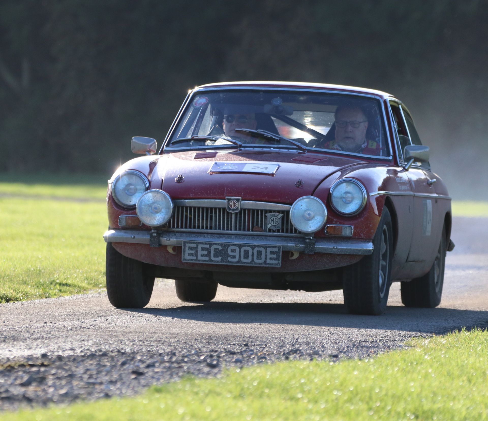 Classic Rally cars competing in the RAC Rally of the Tests