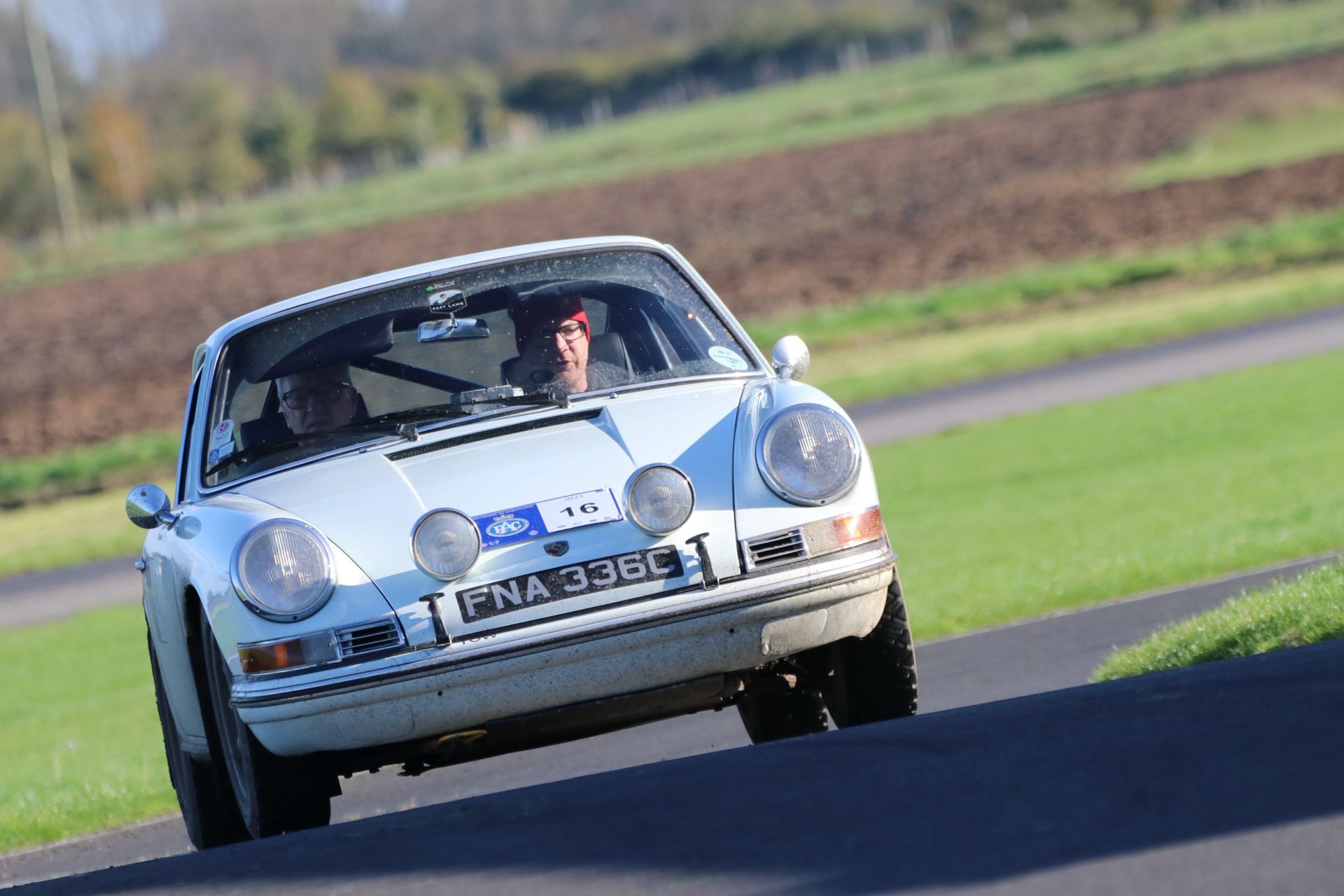 Classic Rally cars competing in the RAC Rally of the Tests